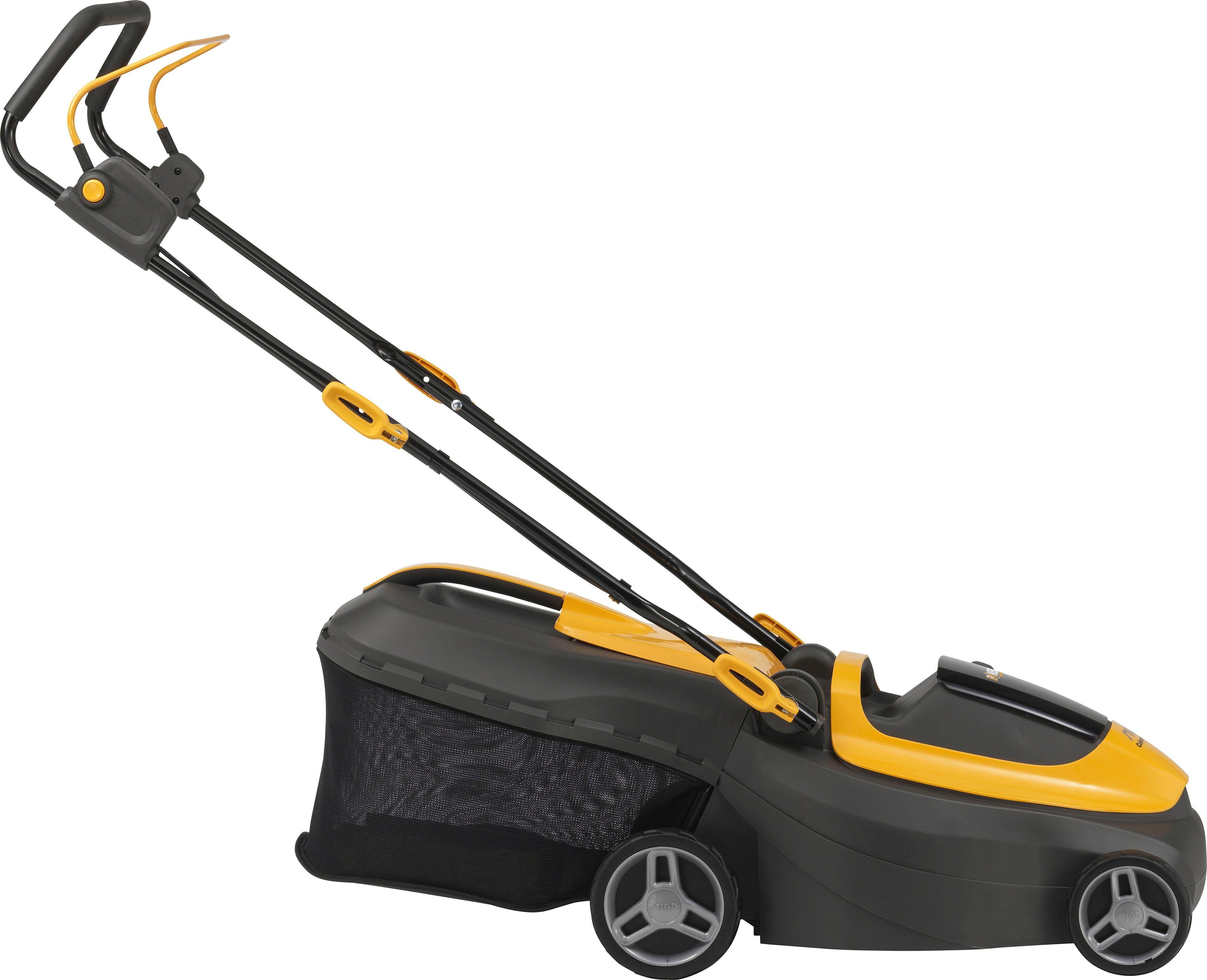 STIGA GARDEN Akkurasenmäher Collector 140e, 38 cm Schnittbreite, mit 2 Akkus 20V/4Ah und Doppel-Ladegerät