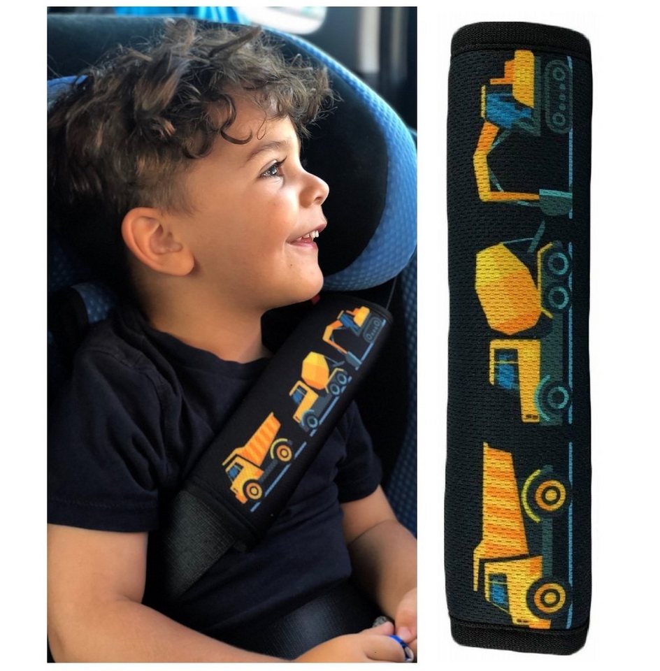 Schlafkissen 1x oder 2x HECKBO Kinder Auto Gurtpolster Gurtschutz