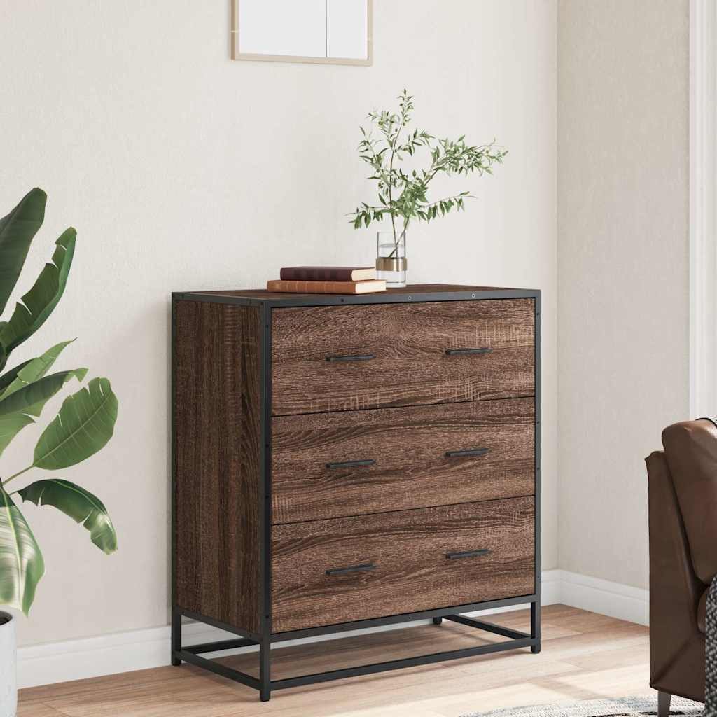 vidaXL Sideboard Sideboard Braun Eichen-Optik 68x35x76 günstig online kaufen