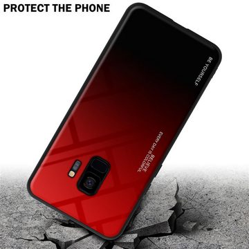 Cadorabo Handyhülle Samsung Galaxy S9 Samsung Galaxy S9, Robustes Hard Case - Handy Schutzhülle - Hülle - Back Cover Bumper