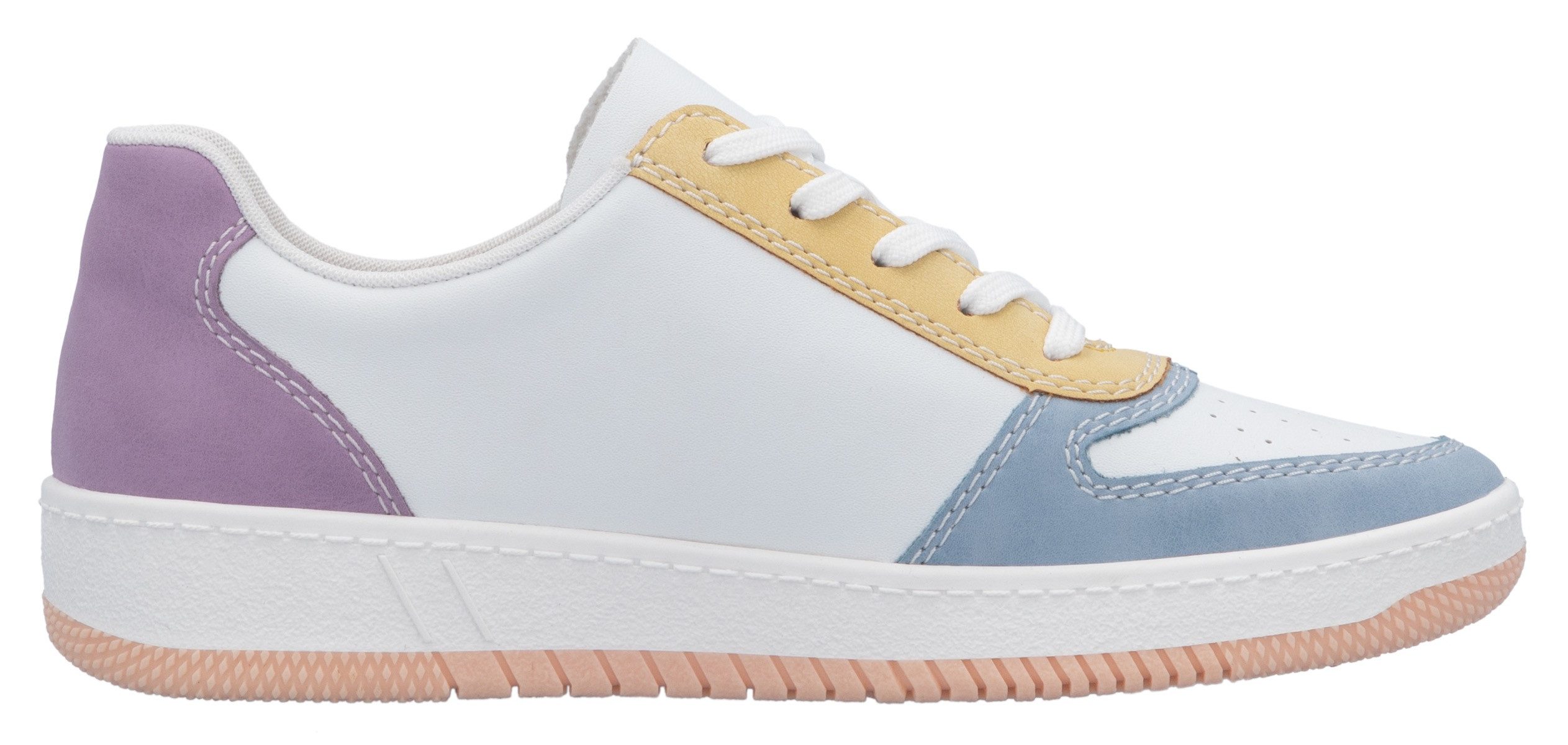 RIEKER Sport Sneaker in aktueller Farbkombination, Freizeitschuh, Halbschuh, Schnürschuh