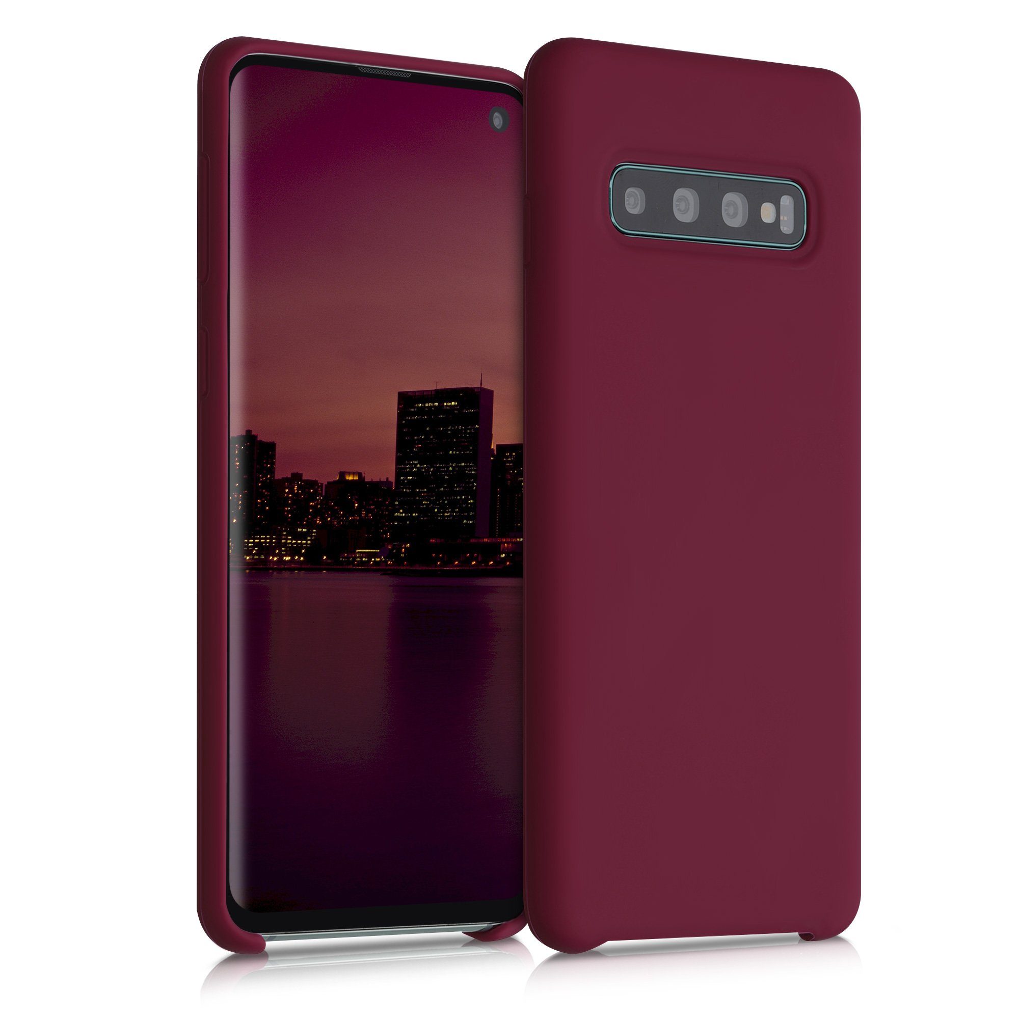 kwmobile Handyhülle Handyhülle für Samsung Galaxy S10 Hülle, Weiches Handy Silikon Case - Schutzhülle Cover