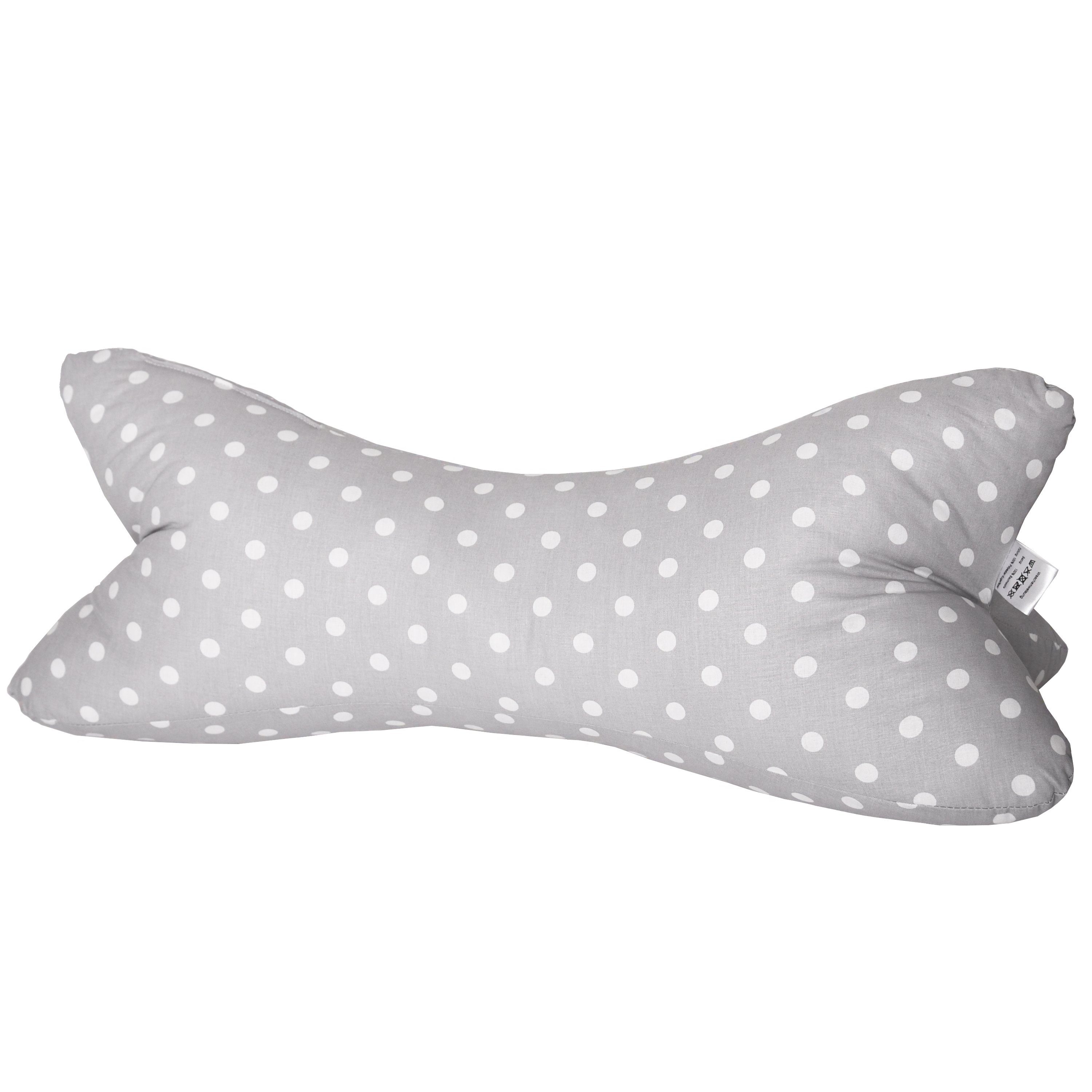 Dr. Berger Living Nackenkissen Original Dr. Berger Leseknochen XXL 60 x 22 cm Grau
