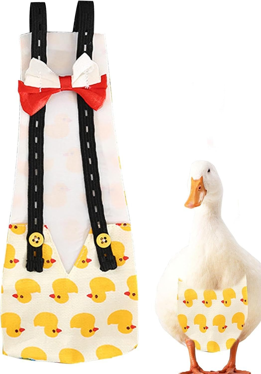 FELIXLEO Windeln Hühnerwindeln Entenwindeln Waschbar Wiederverwendbar Verstellbar (1-St)