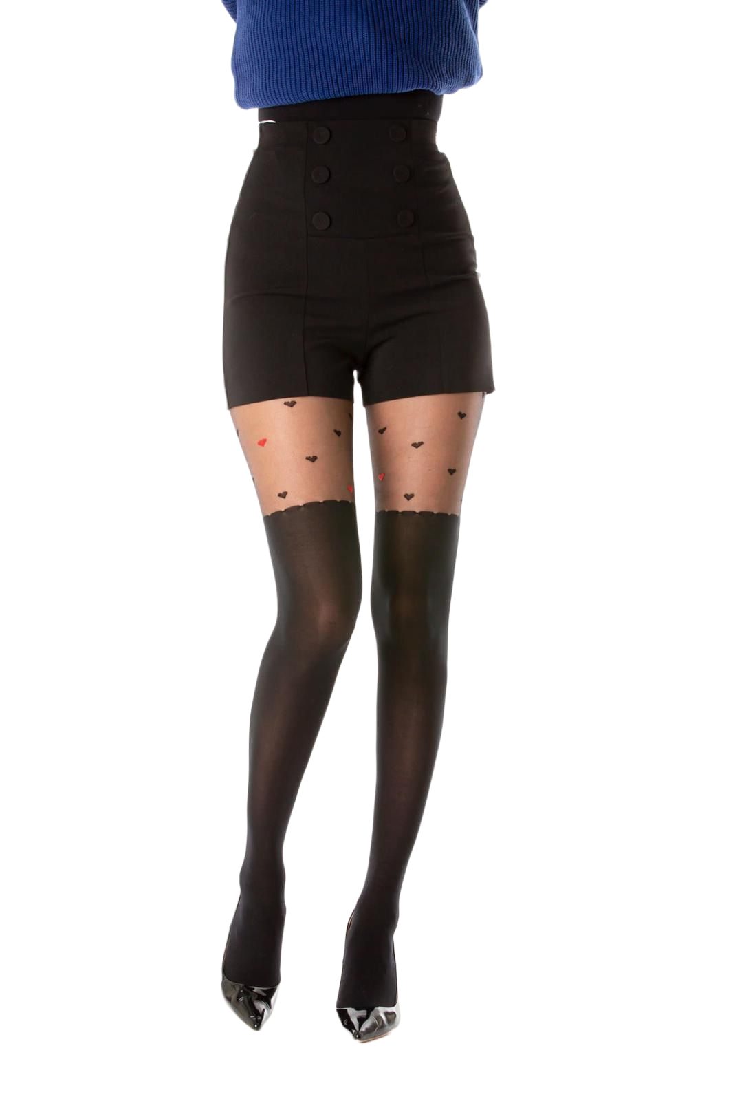 cofi1453 Feinstrumpfhose Damen Strumpfhose mit Muster günstig online kaufen