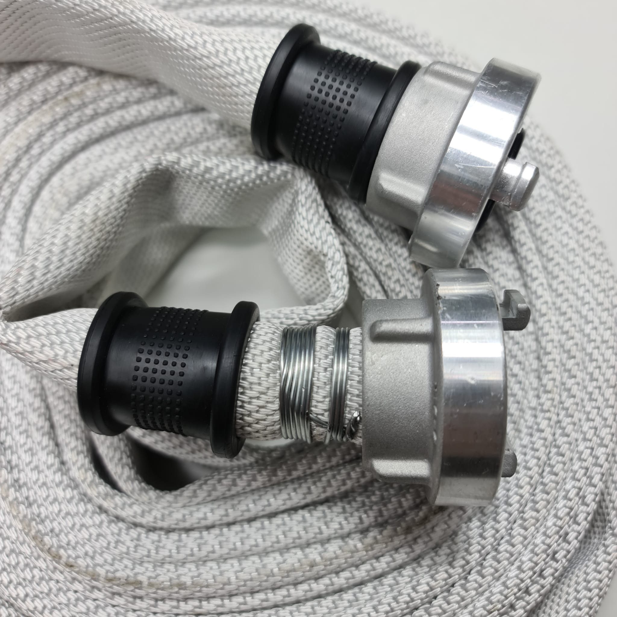 SpiceFlow Gartenschlauch Bauschlauch mit Storz-D 10 Meter, Storz-D-Anschlusskupplungen