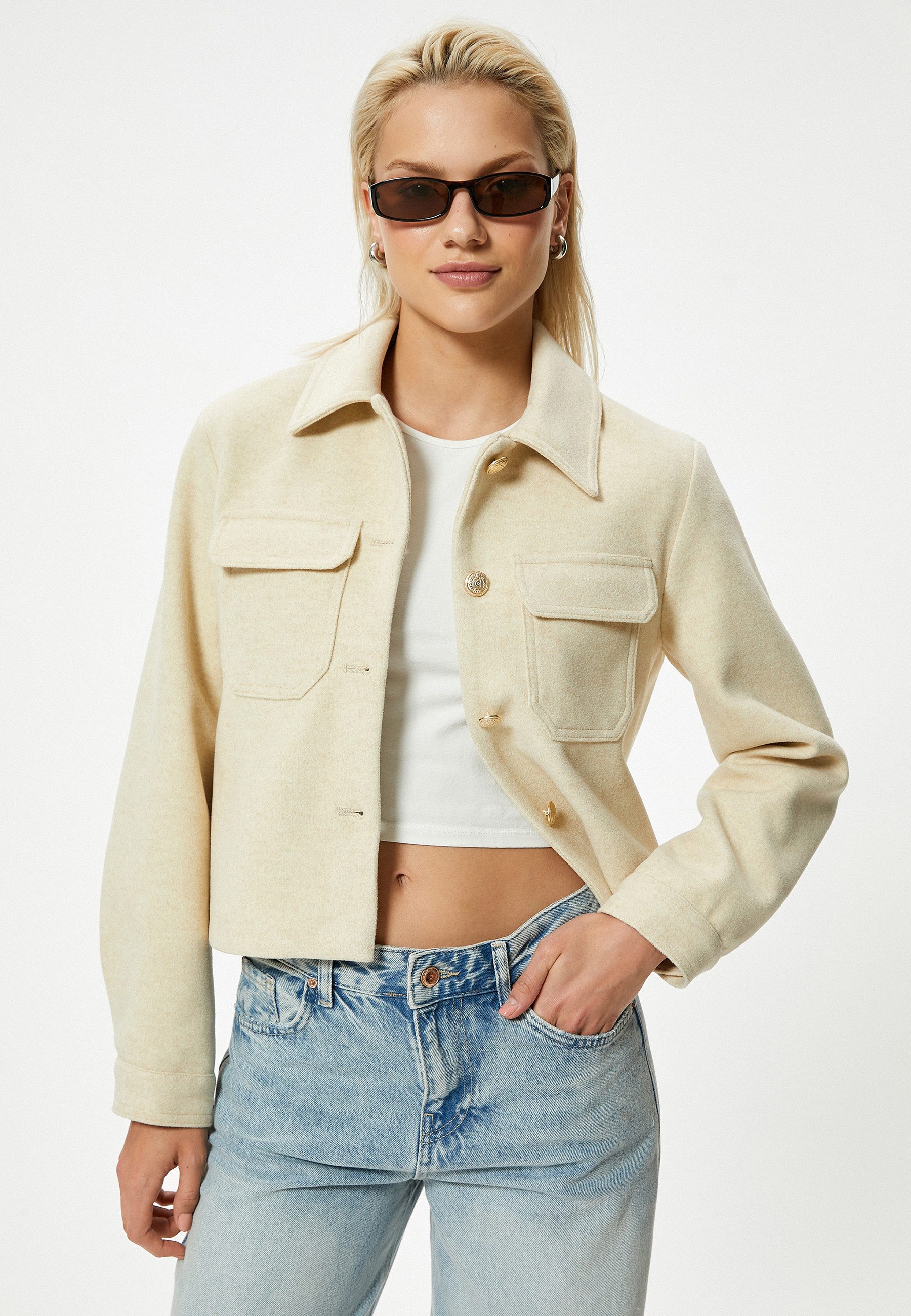 Koton Hemdjacke Regular Klassisch