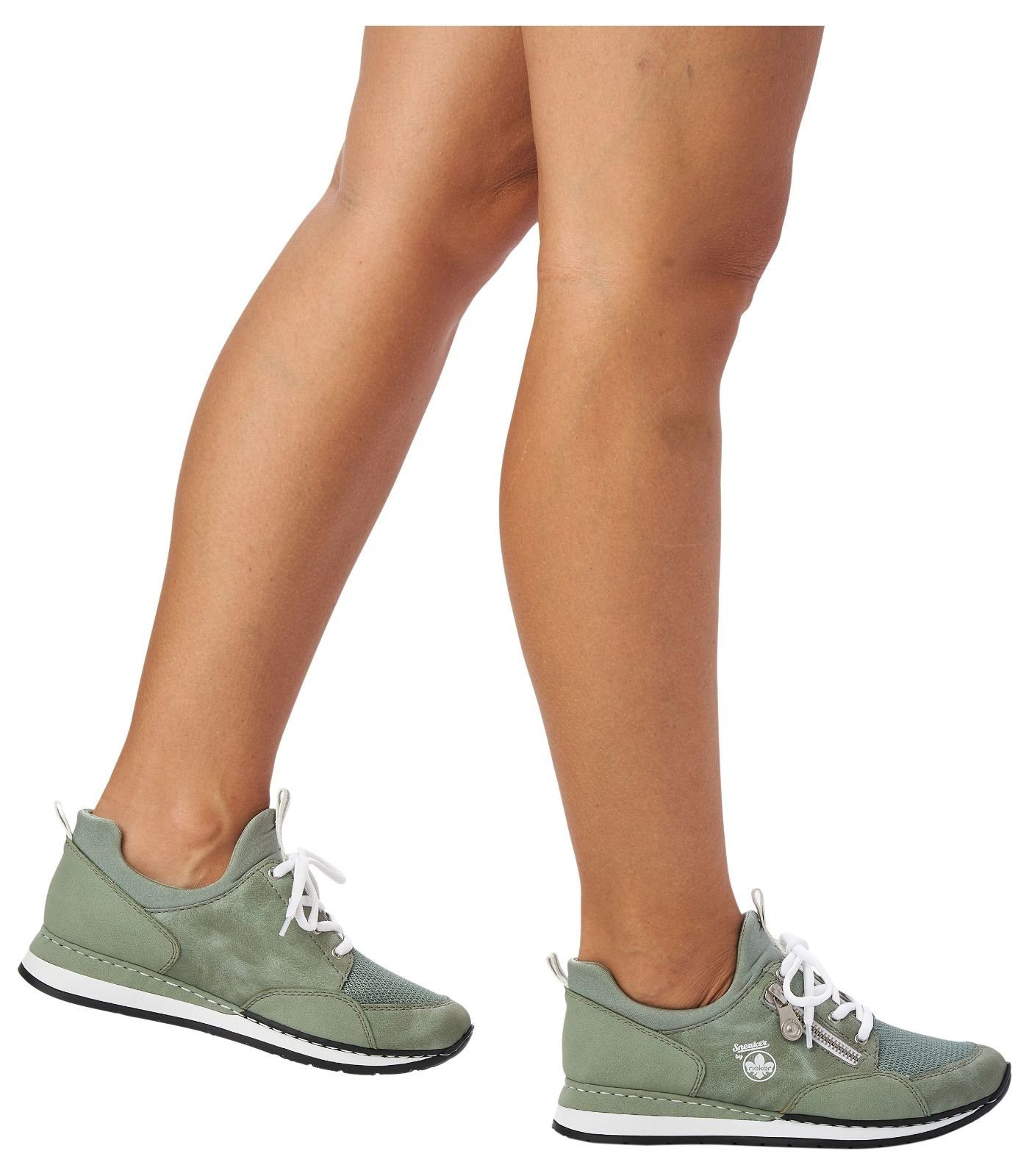 Rieker Sneaker Lederimitat Sneaker Mint