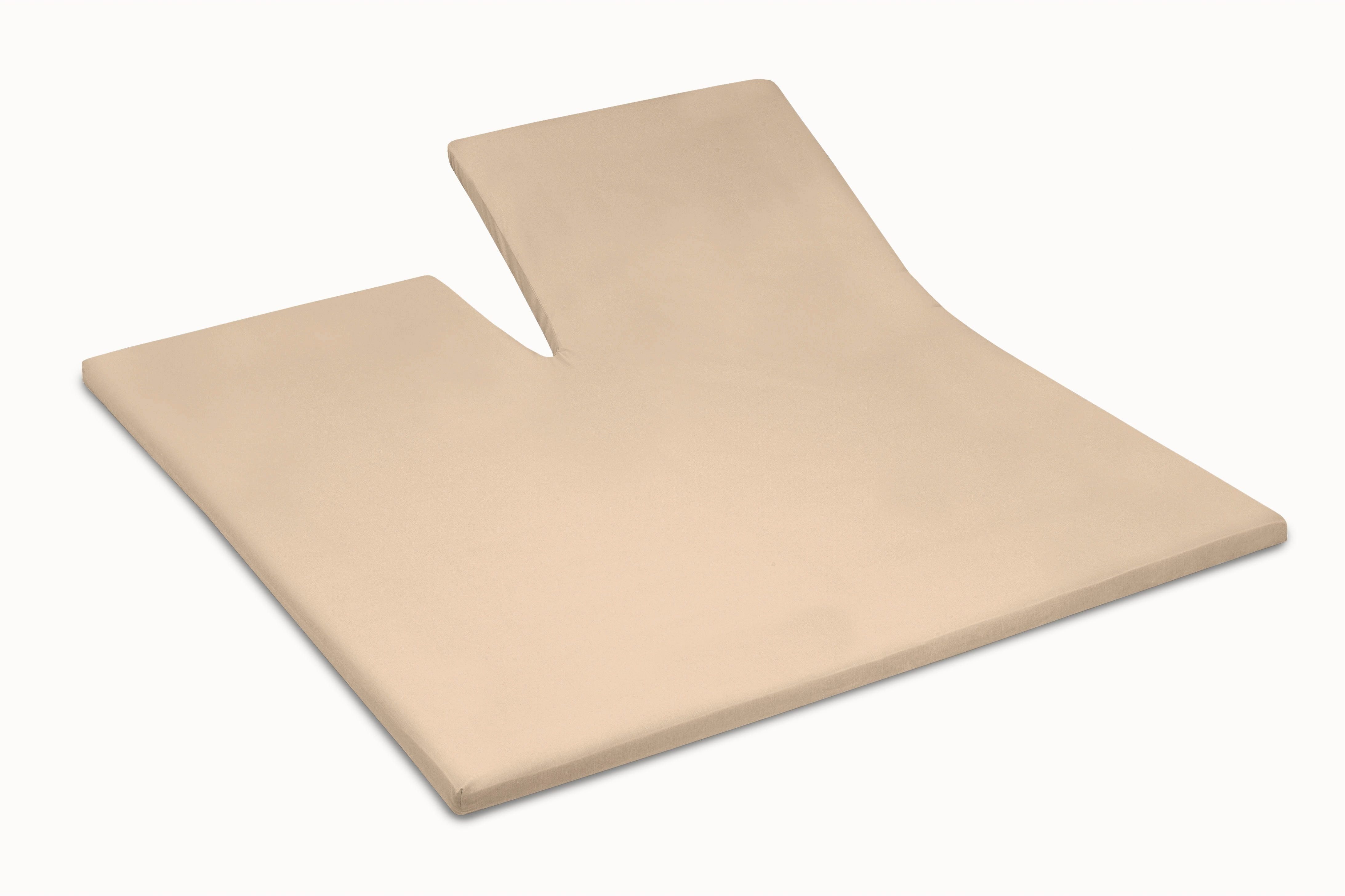 Cinderella Spannbettlaken Jersey Split, Jersey, Gummizug: rundum, (1 Stück), für Split Topper