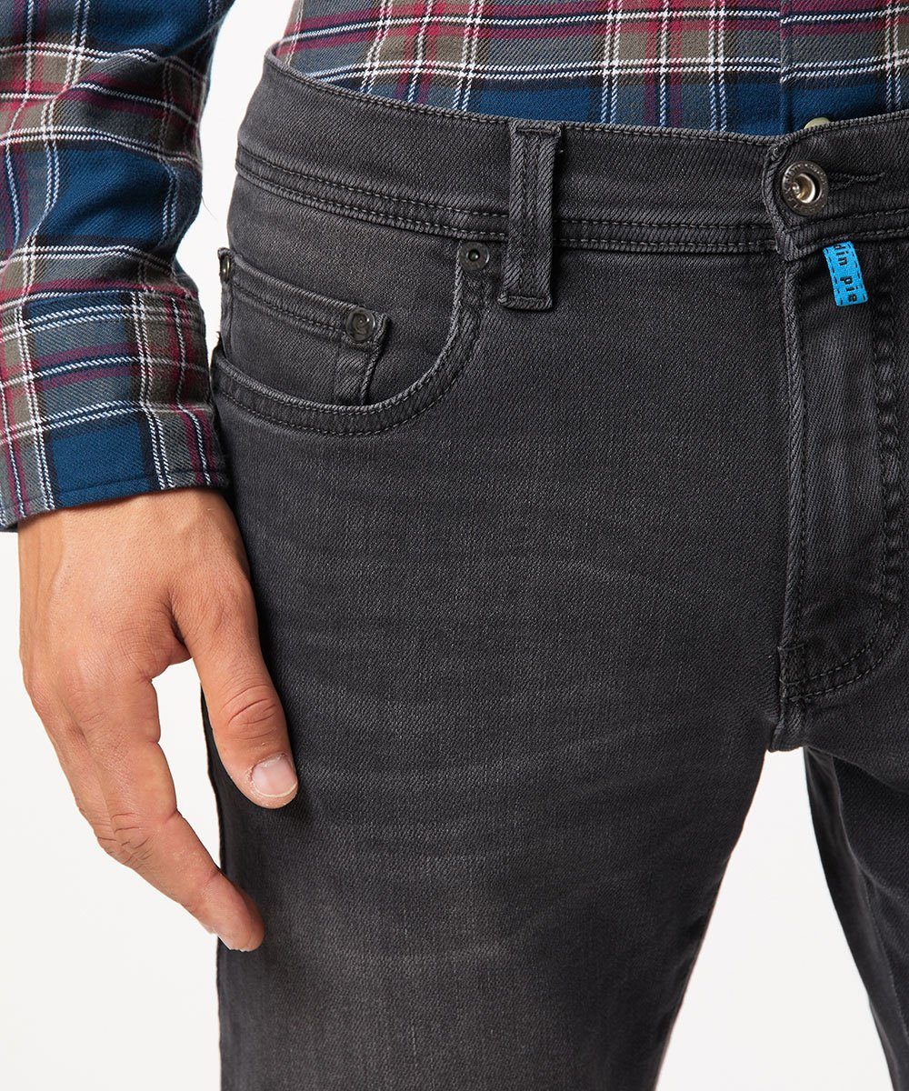 Lyon Pierre Grey Cardin Dark Futureflex 5-Pocket-Jeans Tapered