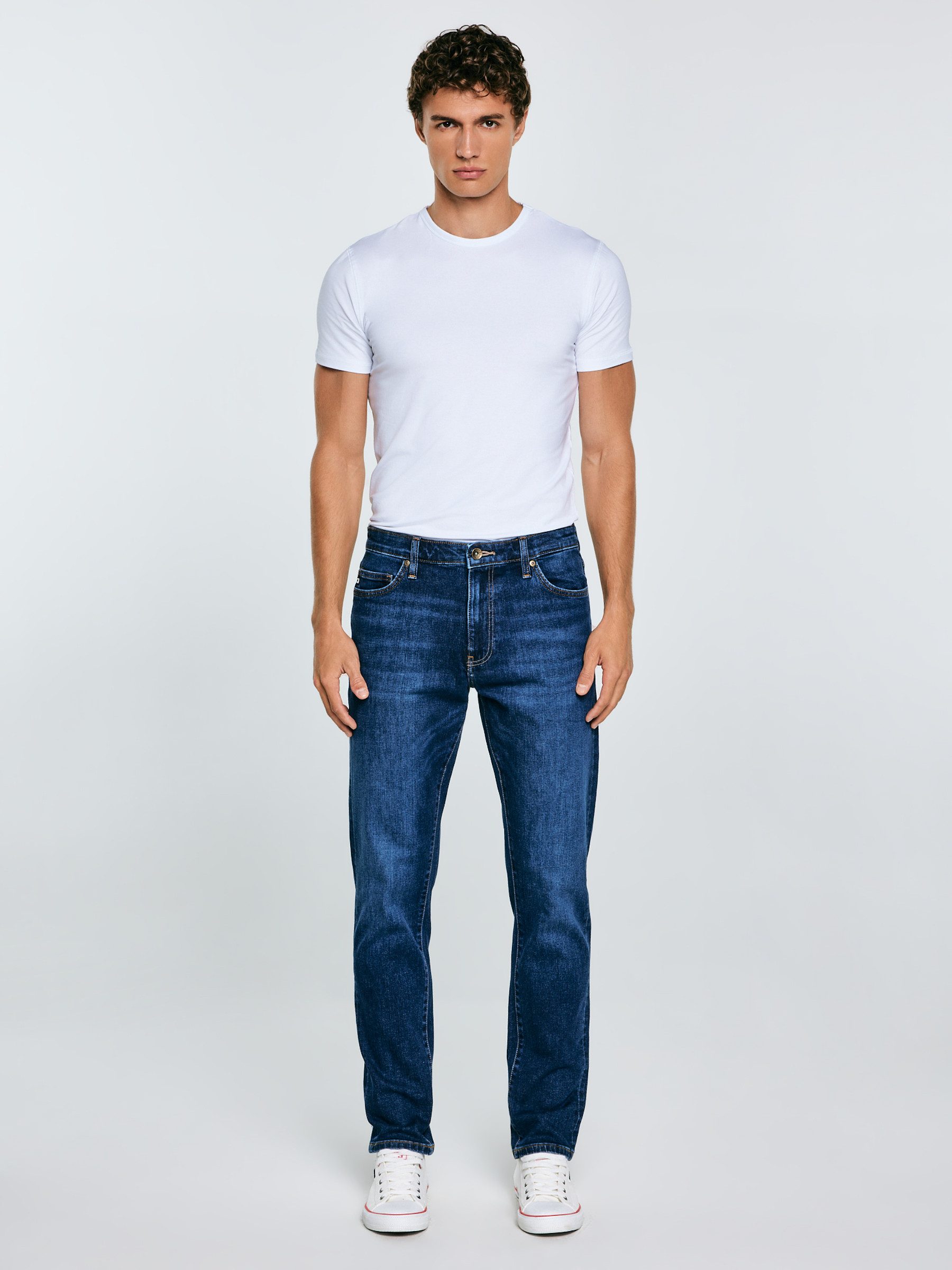 BIG STAR Tapered-fit-Jeans HARPER hohe Leibhöhe