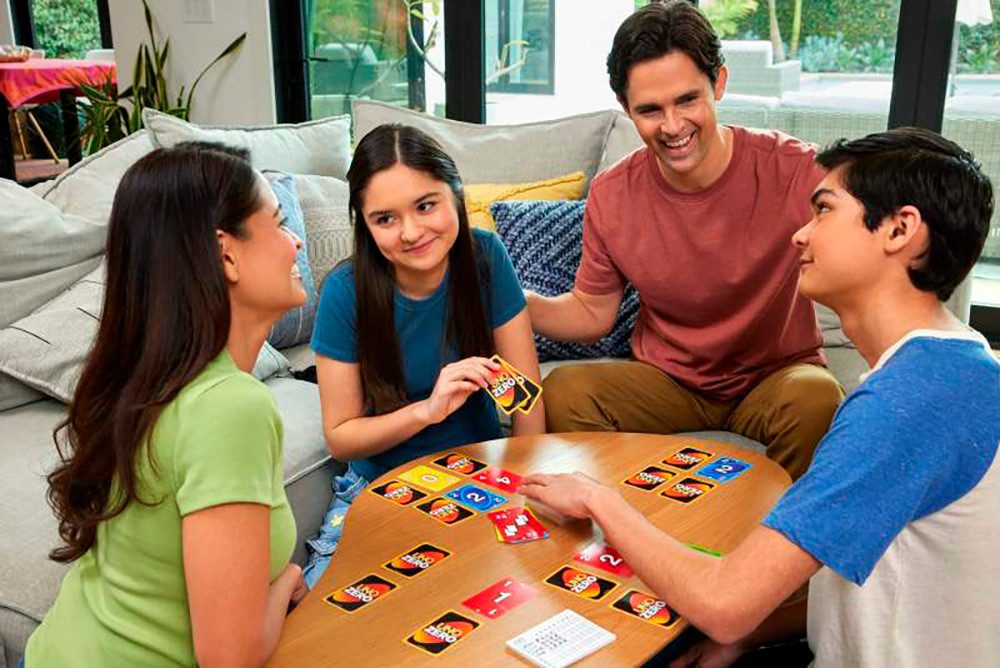 Mattel games Spiel UNO Zero, Familienspiel