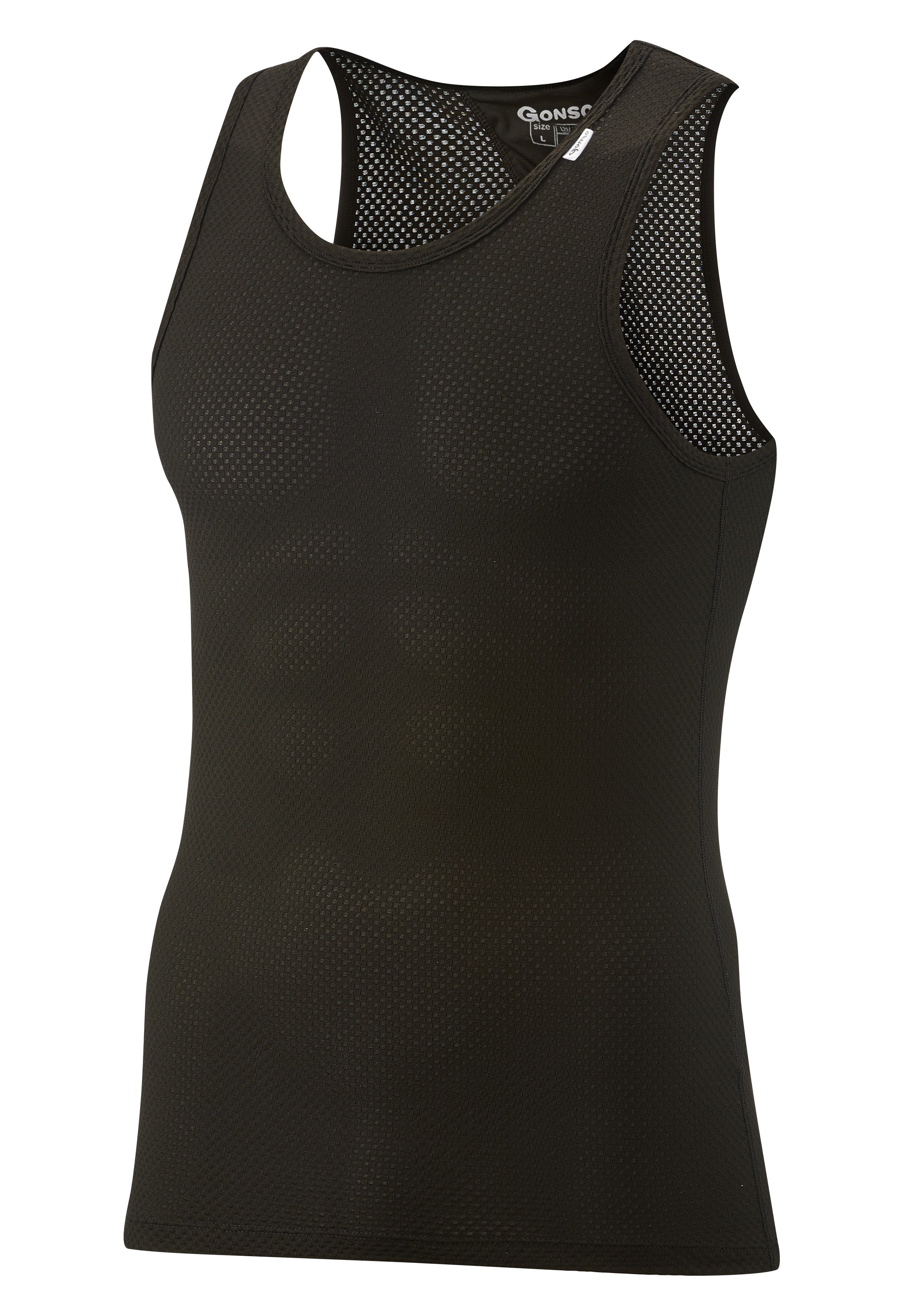 Gonso Funktionsshirt Base Shirt Sleeveless M Herren Fahrrad-Unterhemd, elastisch und atmungsaktiv Rundhals Radshirt