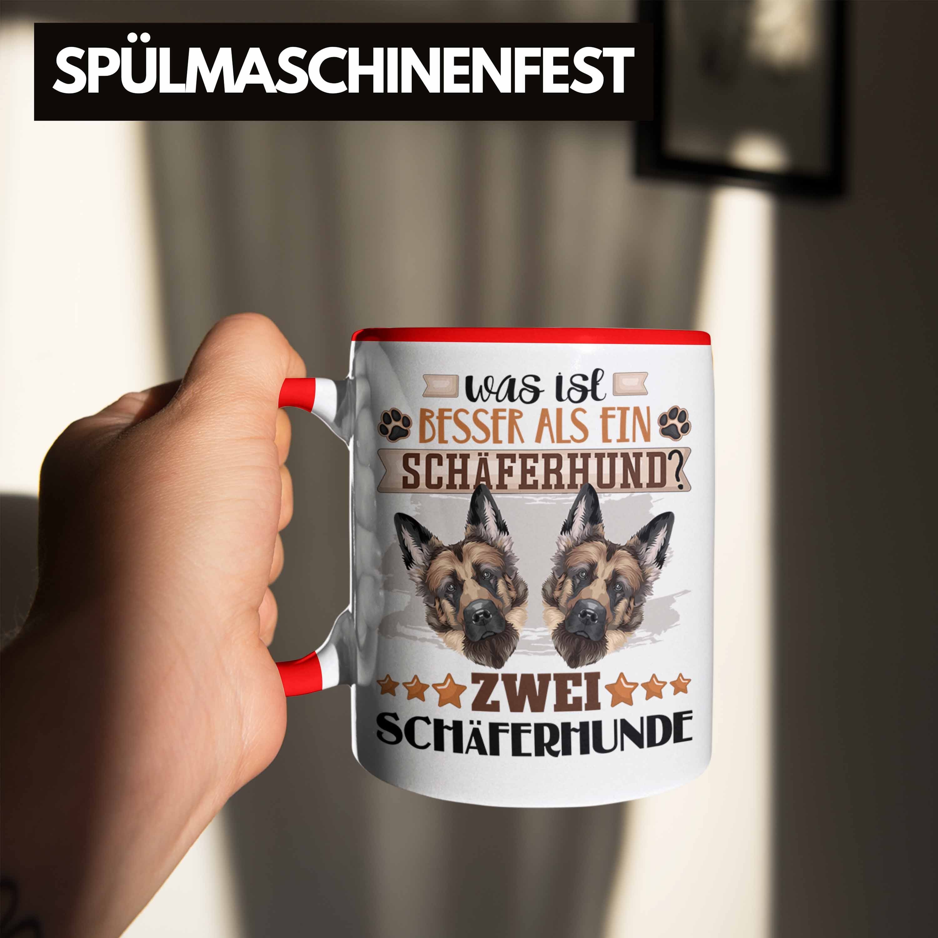 Rot Trendation Lustiger Was Geschenkidee Besitzer Schäferhund Spruch I Tasse Tasse Geschenk