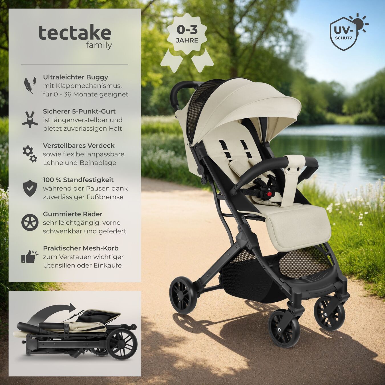 tectake Finn Buggy - Bild 2