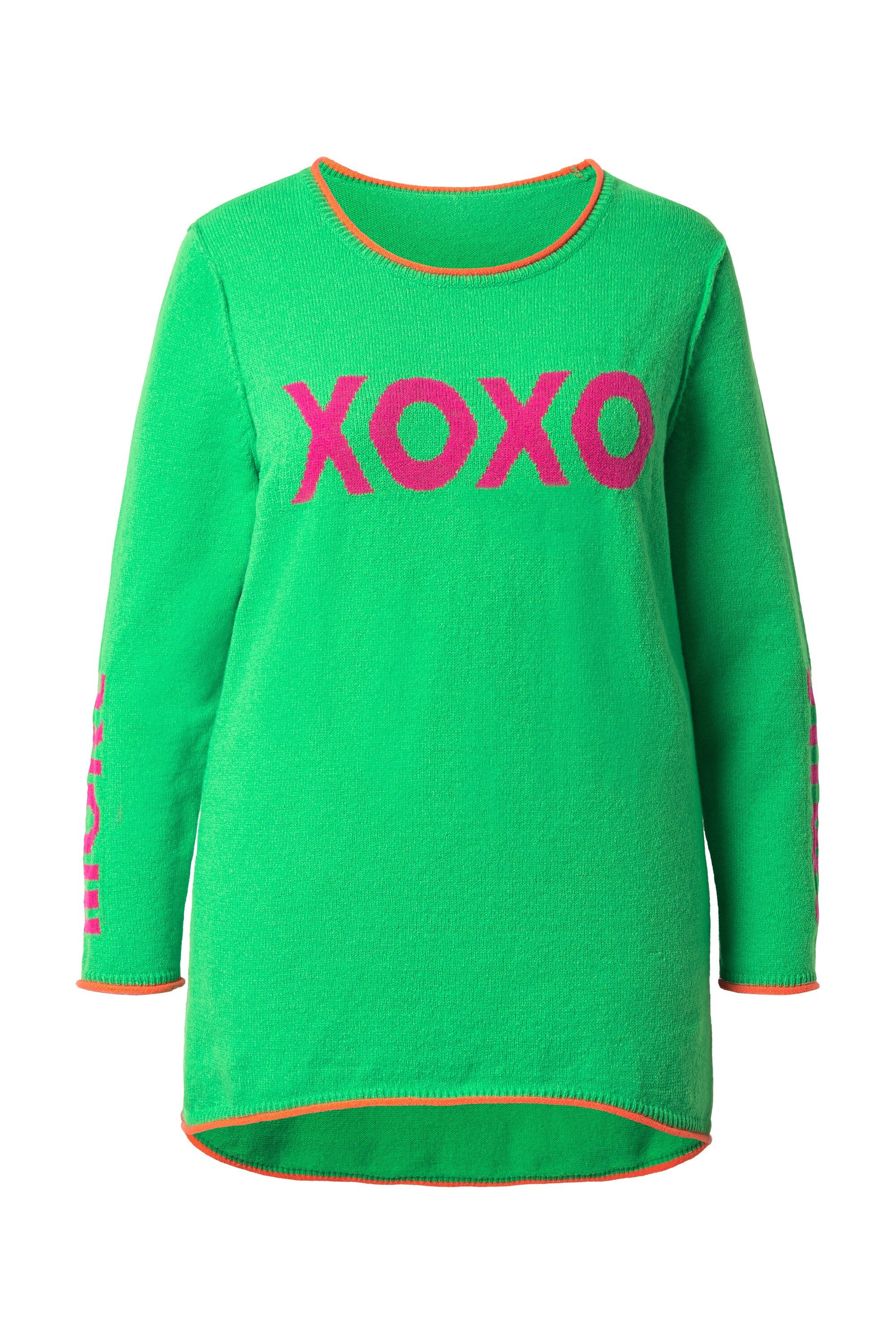 Angel of Style Strickpullover Pullover Straight Fit Statement offenkantig günstig online kaufen