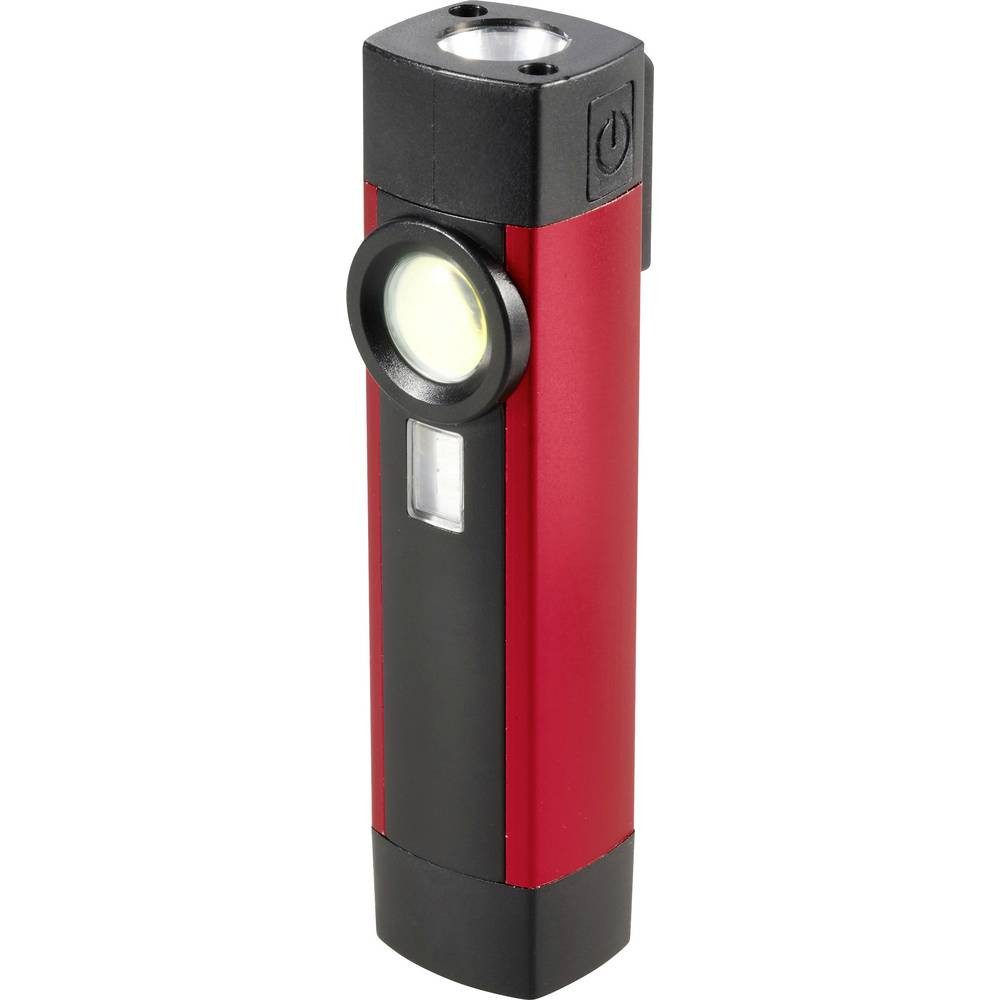 TOOLCRAFT Arbeitsleuchte COB LED, SMD LED LED-Stablampe Li-Ionen Akkus 200 lm, 120 lm, 70 lm, Inkl. UV-Licht, Magnetischer Fuß