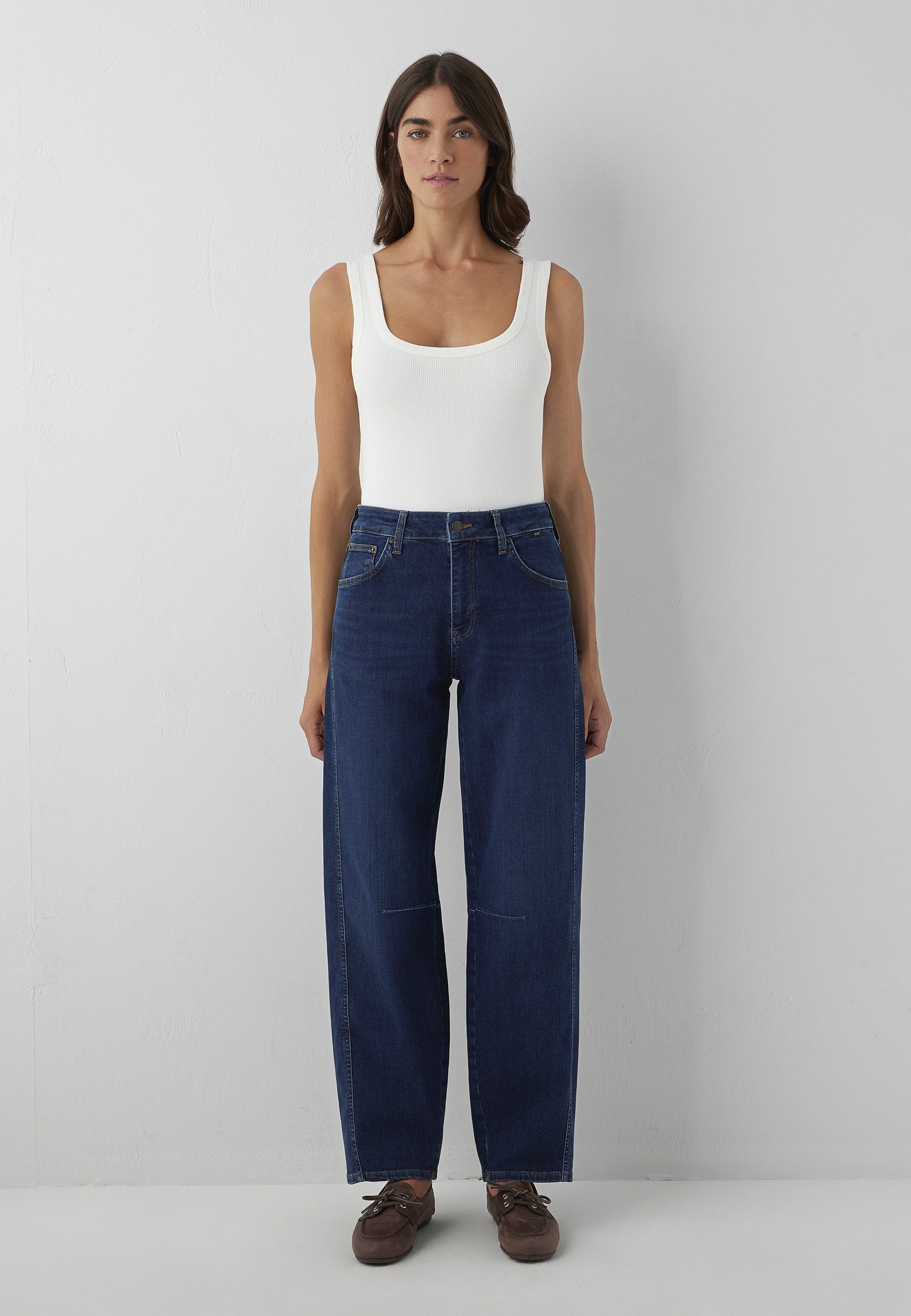 Mavi Weite Jeans LEILA W/Cut Baggy Jeans