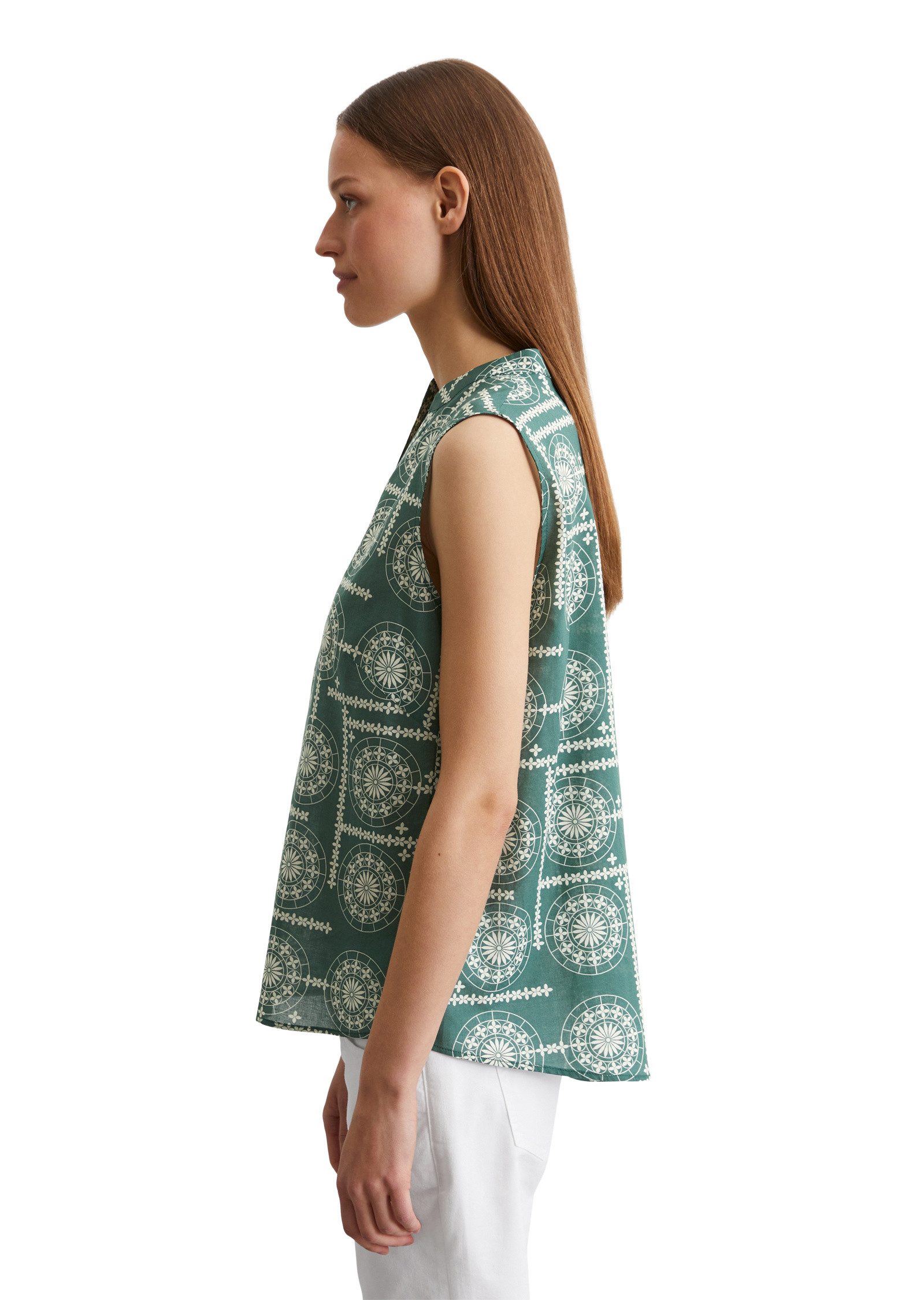 Marc O'Polo Blusentop aus leichtem Baumwoll-Voile günstig online kaufen