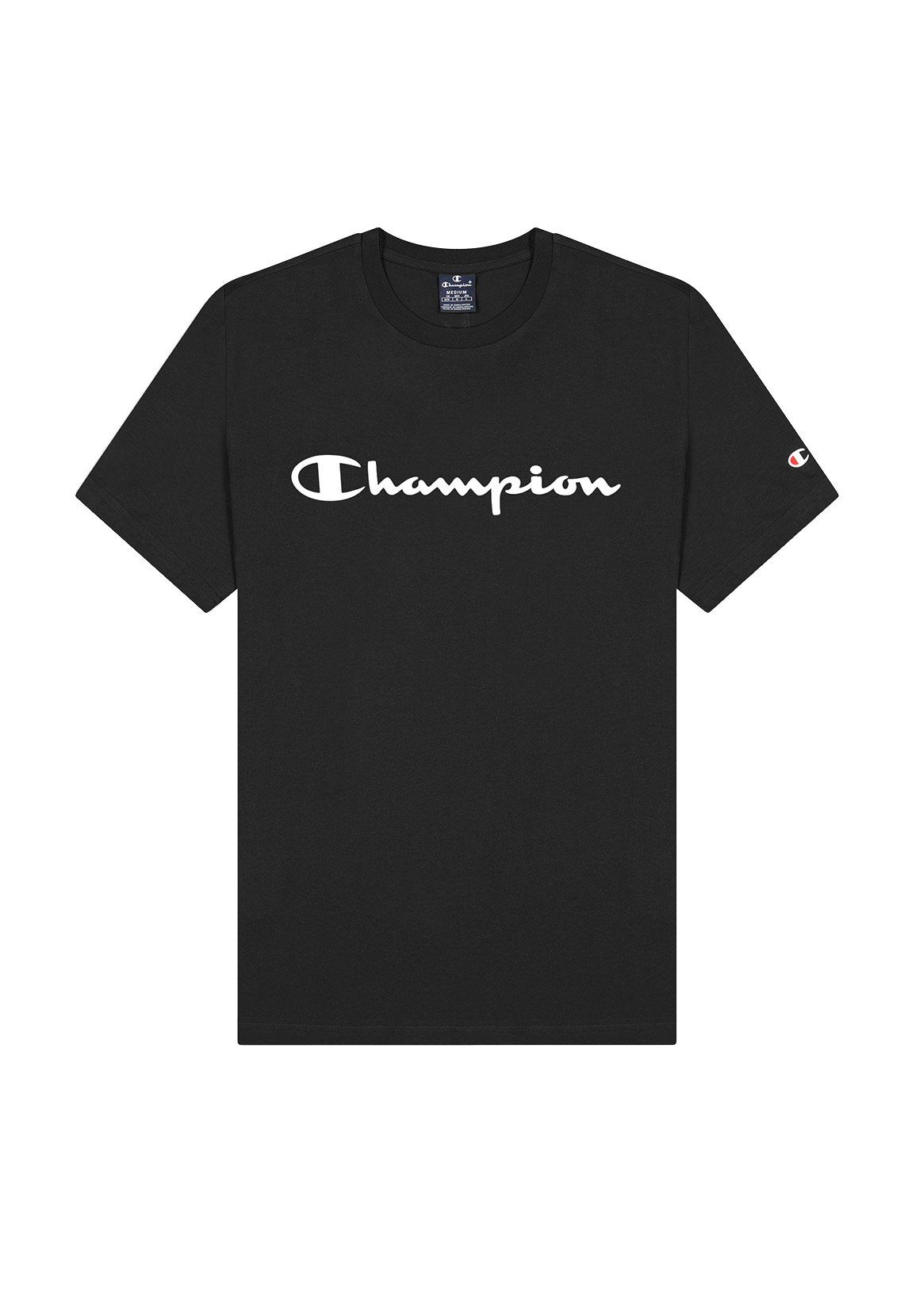 Champion T-Shirt Champion Herren T-Shirt 218531 KK001 NBK Schwarz