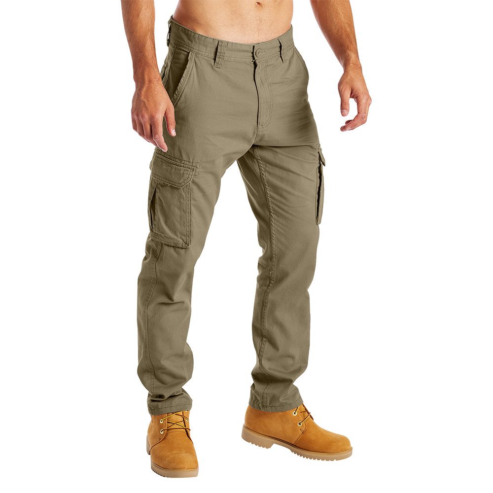BlauerHafen Cargohose BlauerHafen Herren Cargo Hose 6 Taschen 100% Baumwoll günstig online kaufen