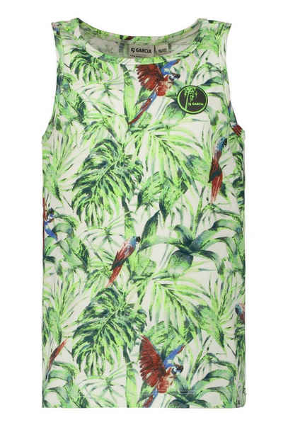 Garcia T-Shirt Tanktop Tropical Allover Print