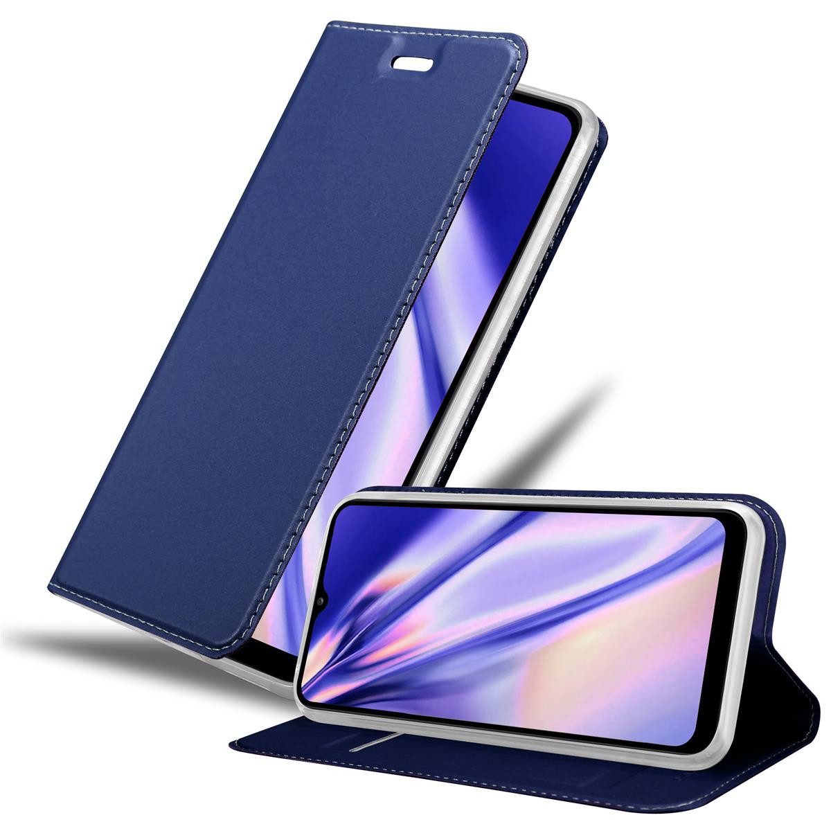 Cadorabo Handyhülle für Samsung Galaxy A02s Hülle Samsung Galaxy A02s, Schutzhülle Hülle mit Standfunktion, Magnetverschluss und Kartenfach