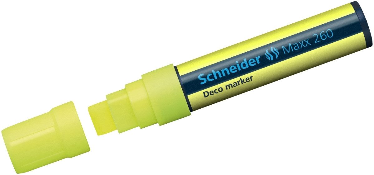 SCHNEIDER Permanentmarker Deko-Marker 260 gelb
