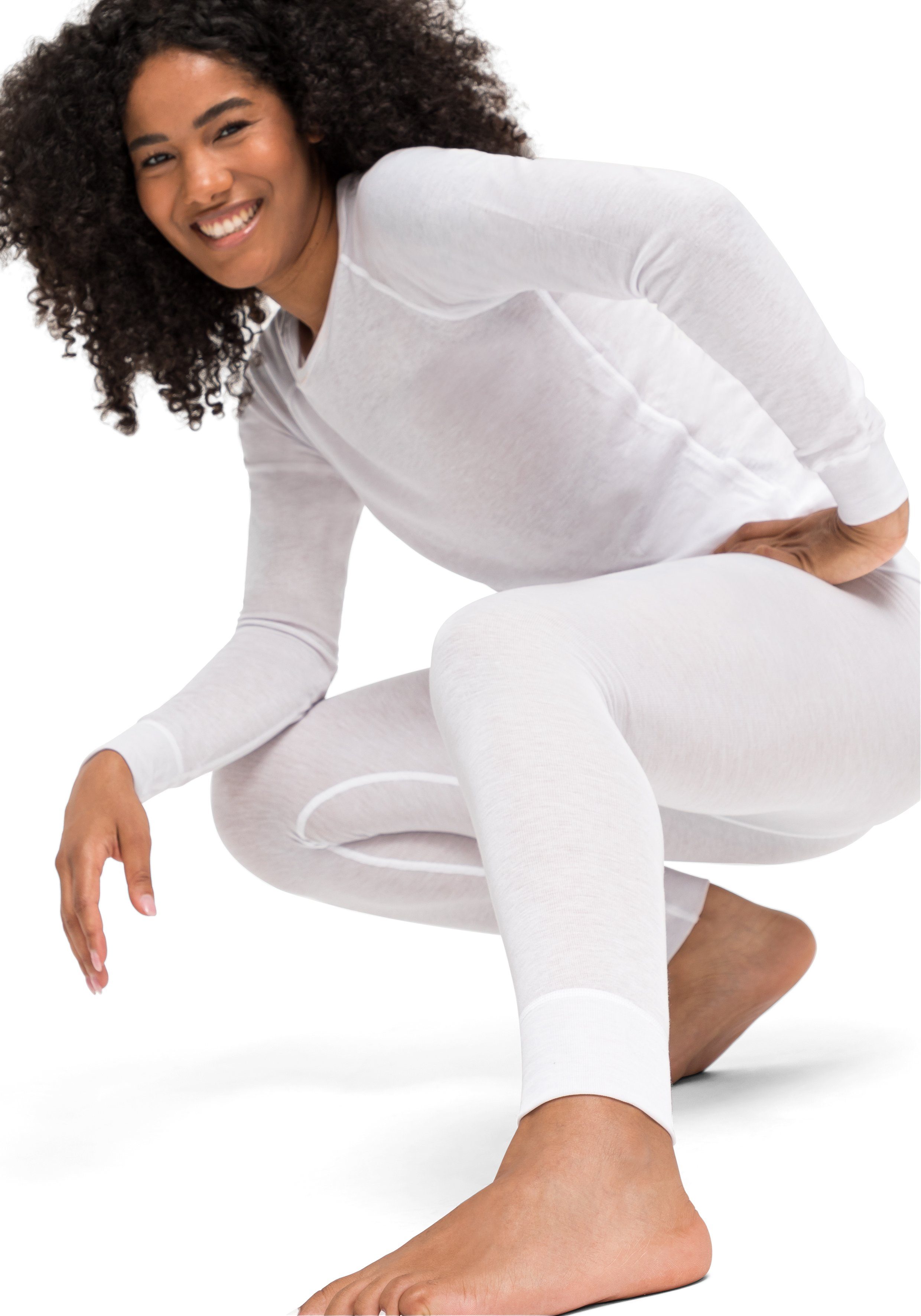 Maier Sports Shirt & Hose Lena Damen Ski-Wäsche-Set, Funktionswäsche, Lange Unterhose + Unterhemd