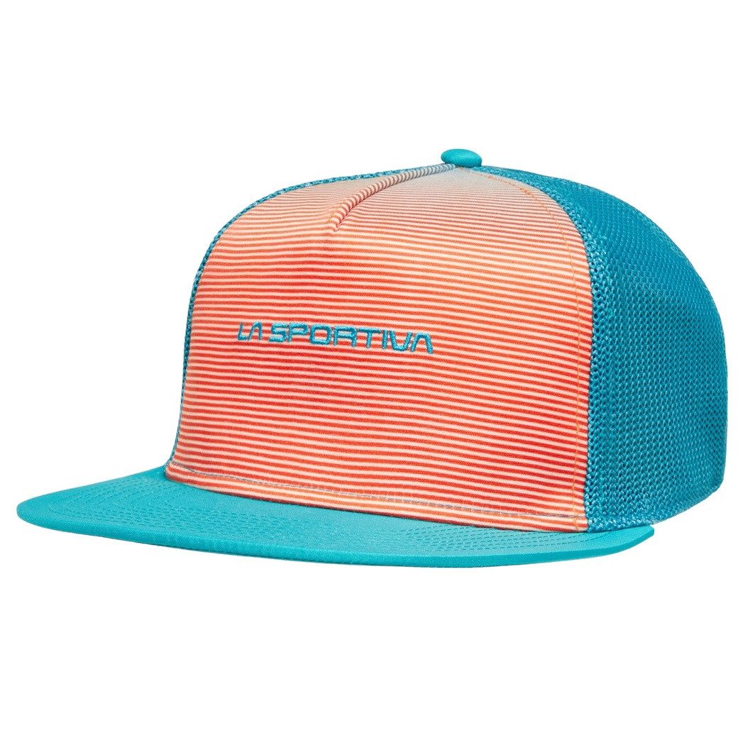 La Sportiva Baseball Cap Fade Trucker blau/rot