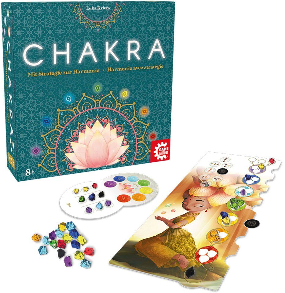 Game Factory Spiel, Strategiespiel Chakra, Made in Europe