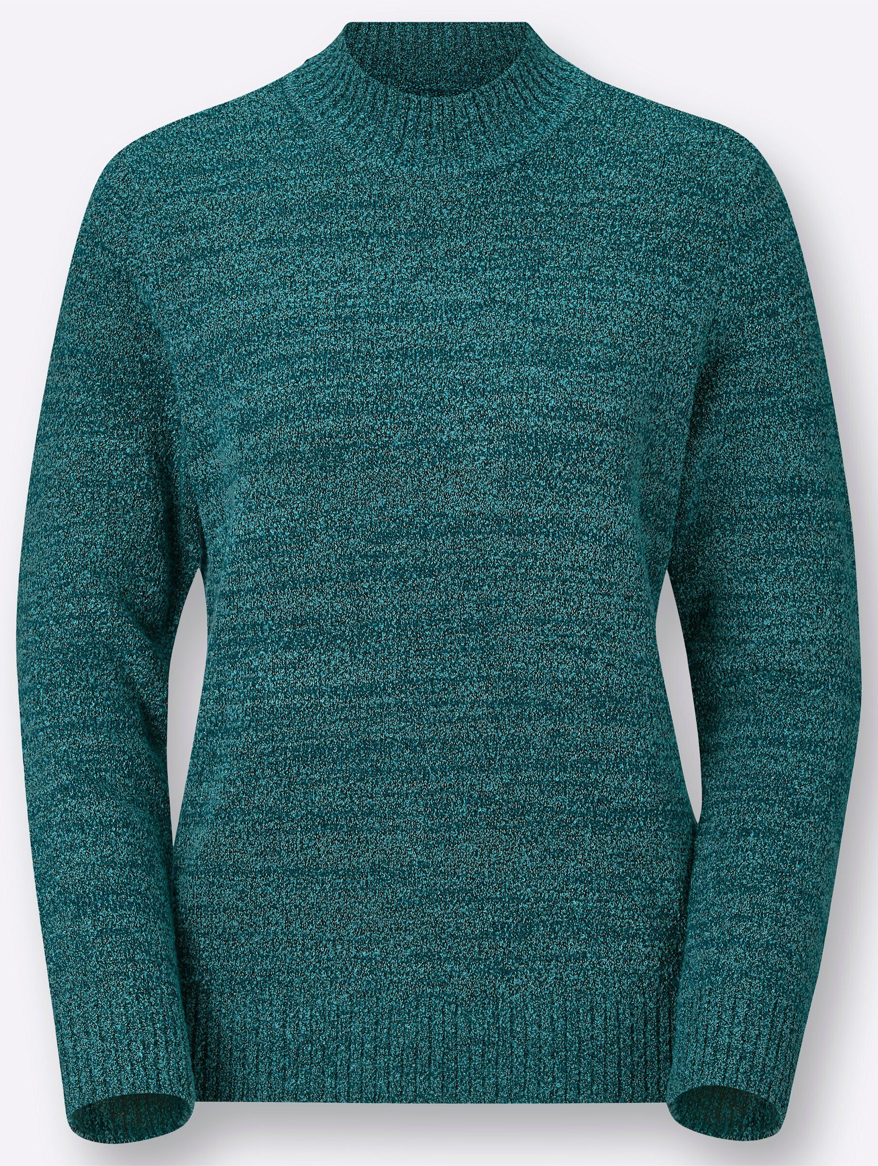 Strickpullover Pullover Langarm Bouclé