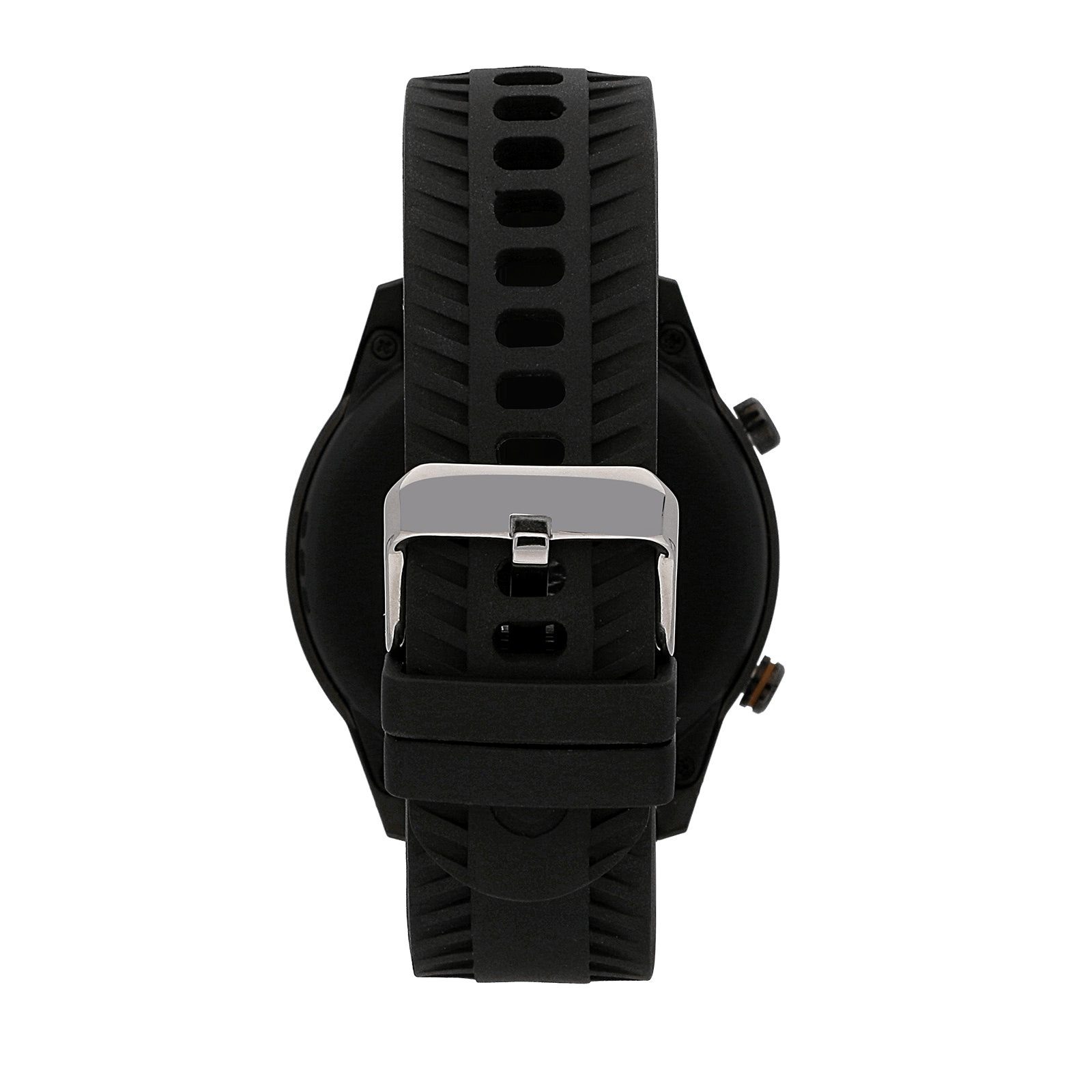 Sector Sector Herren Armbanduhr Analog-Digit Smartwatch (kompatibel ab Android 5.1+ und IOS 8.0), Analog-Digitaluhr, Herren Smartwatch rund, groß (ca. 44mm), Silikonarmband schwarz, Sport