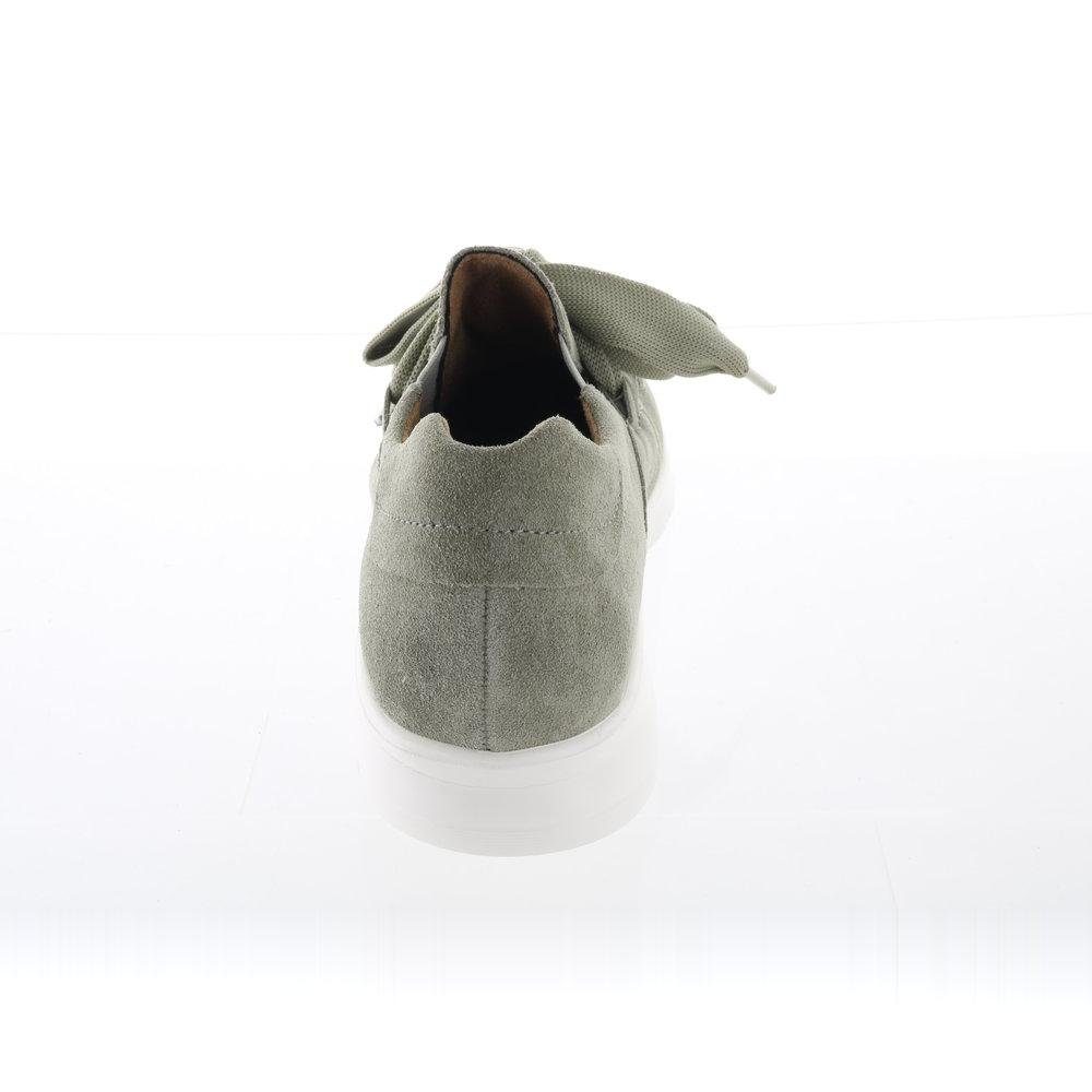 Gabor Sneaker 10) Grün grau Slipper Rauleder / Sneaker (salvia