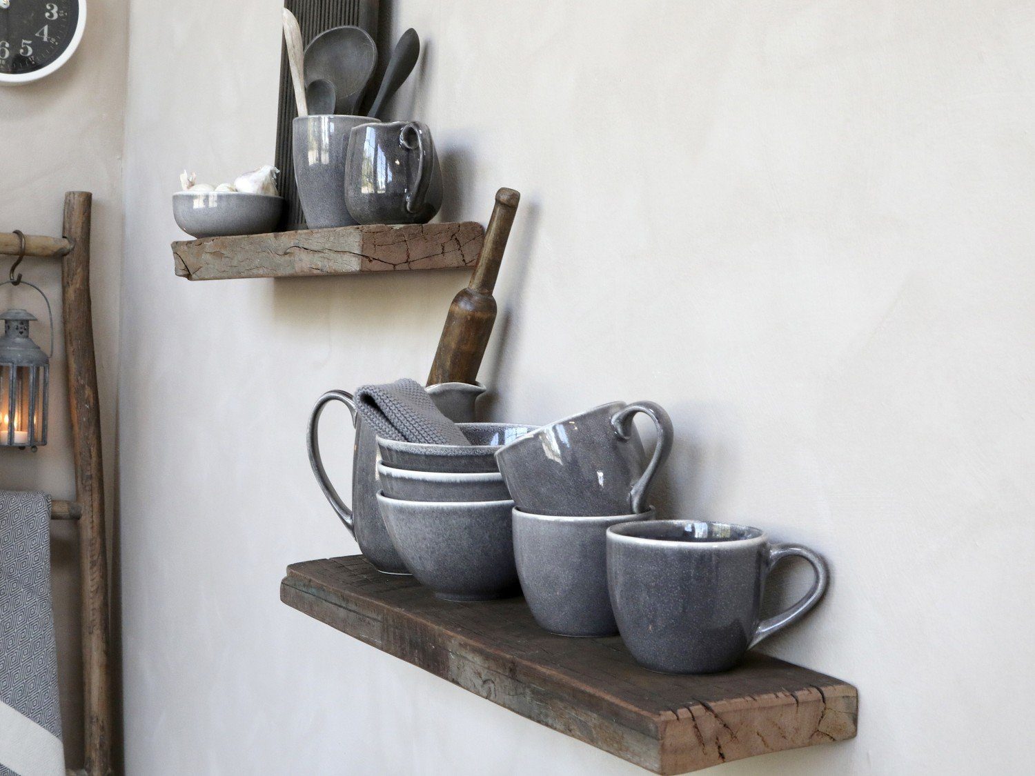 Chic Antique Wandregal Garderobe 1 x günstig online kaufen