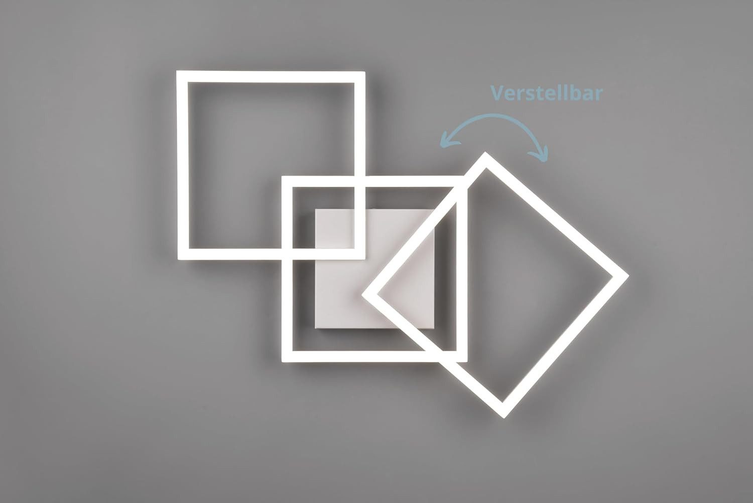 lightling LED Deckenleuchte Travis, LED fest integriert, Neutralweiß, schwenkbar, Wand-und Deckenmontage, IP20, 4000K