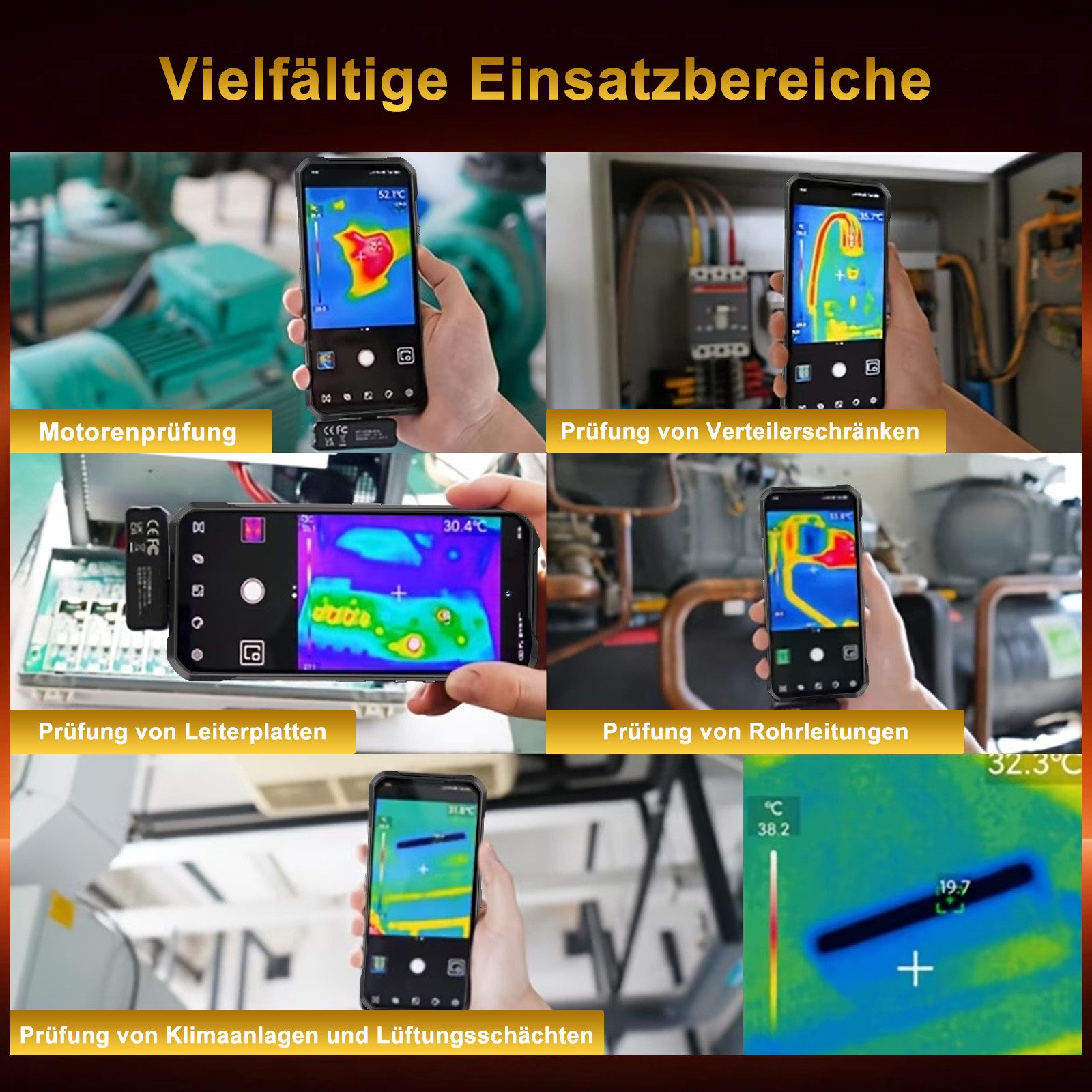 OUKITEL WP61 Ultra mit Wärmebildkamera 5G Outdoor Smartphone (17,27 cm/6.8 Zoll, 512 GB Speicherplatz, 108 MP Kamera, 20000mAh, 6,8'' FHD+ Display, 108MP Kamera, Android 16, IP68/IP69K)