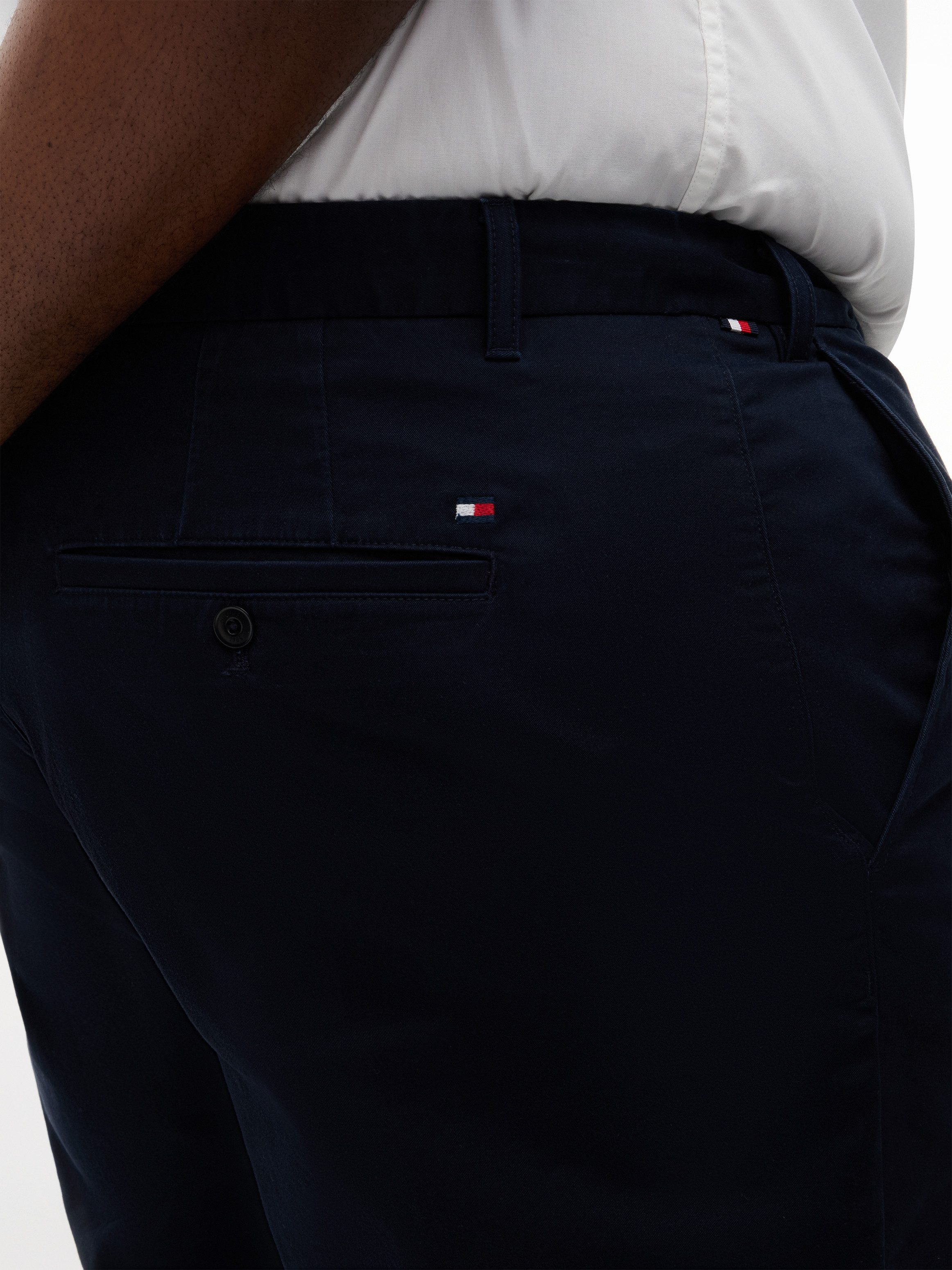 Tommy Hilfiger Big & Tall Shorts BT-DNTN 9.5 ESS TWILL W/ BELT-B Große Größe, normale Passform