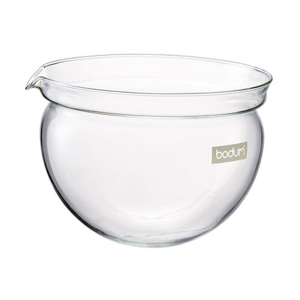 Bodum Gläser-Set Ersatzglas 1,3 l zu Teebereiter Chambord Spare Beaker klar, Borosilikatglas, Ø16cm