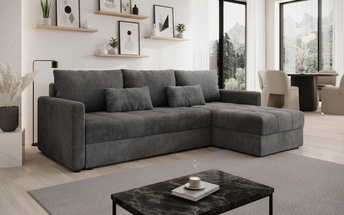 DB-Möbel Schlafsofa Neues Designermodell Sofa "STYLUS" in Cord