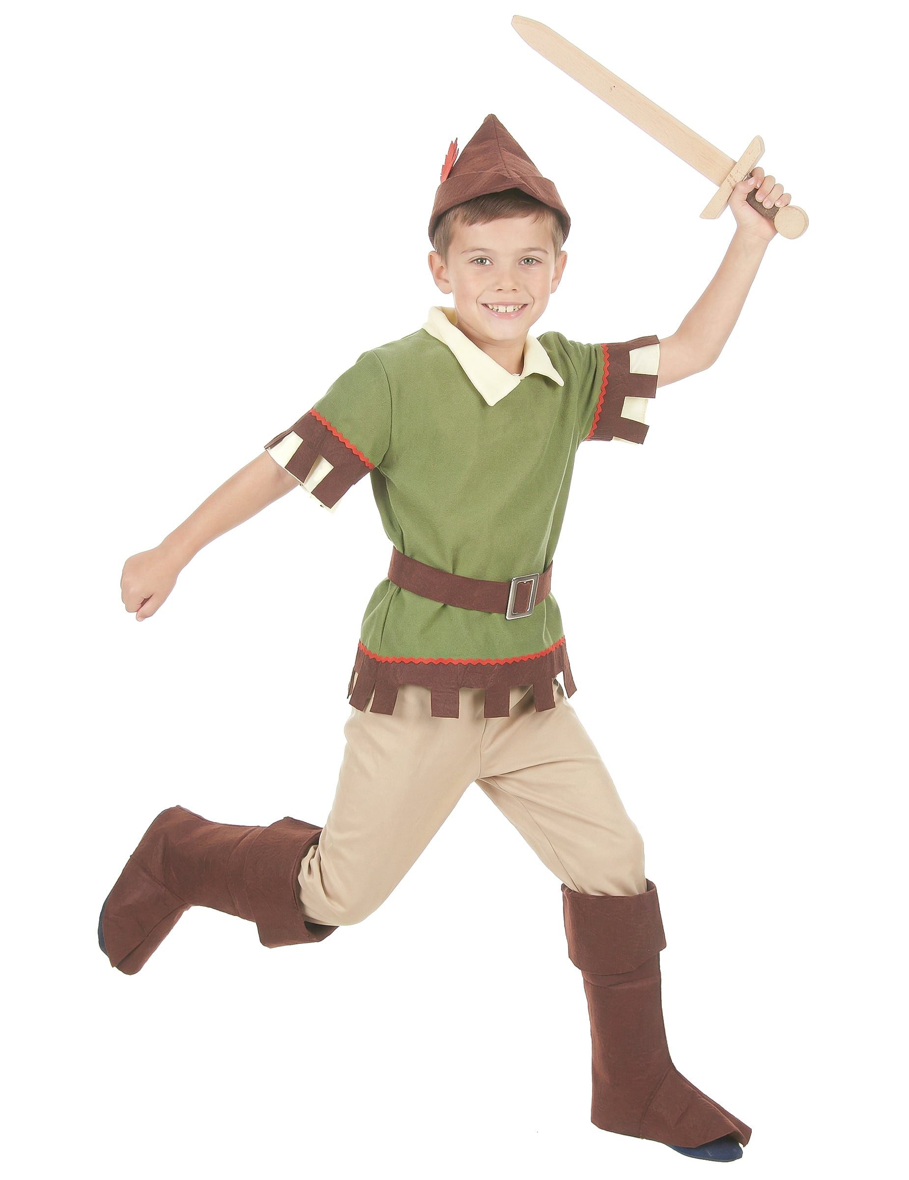 Kostüm Robin Hood Kinderkostüm Bogenschütze grün-braun