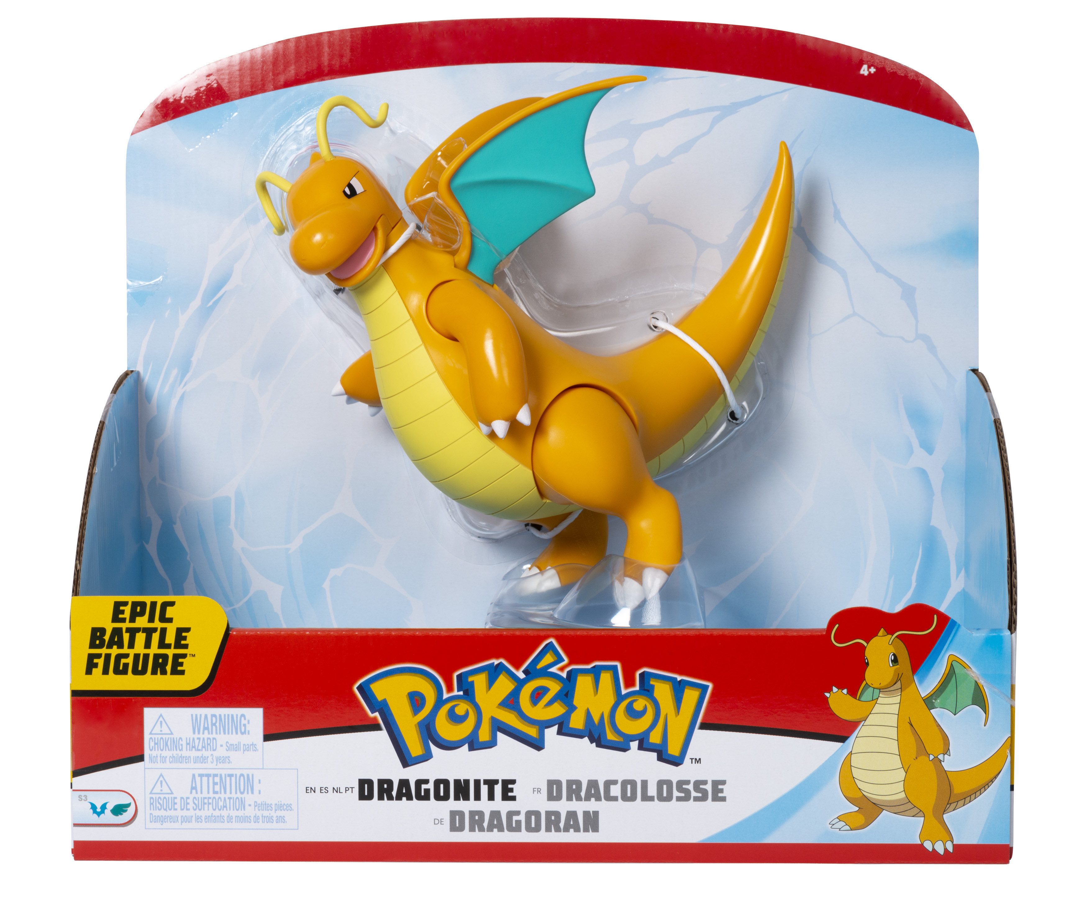 Jazwares Sammelfigur Pokémon - Epische Figur Dragoran 18 cm (NEU & OVP)