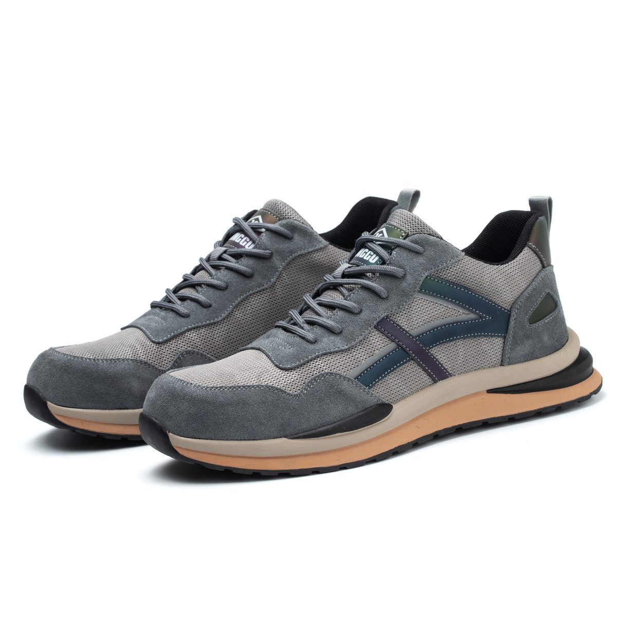 PROCHAIN Arbeitsschuhe Modische Herren Sicherheitsschuh (Stahlkappe Arbeitsschuhe chutzschuhe Schutzausrüstung, sportlich, bequem, leicht, atmungsaktiv, weich und rutschfest) Herren- und Damenmodelle Indoor und Outdoor