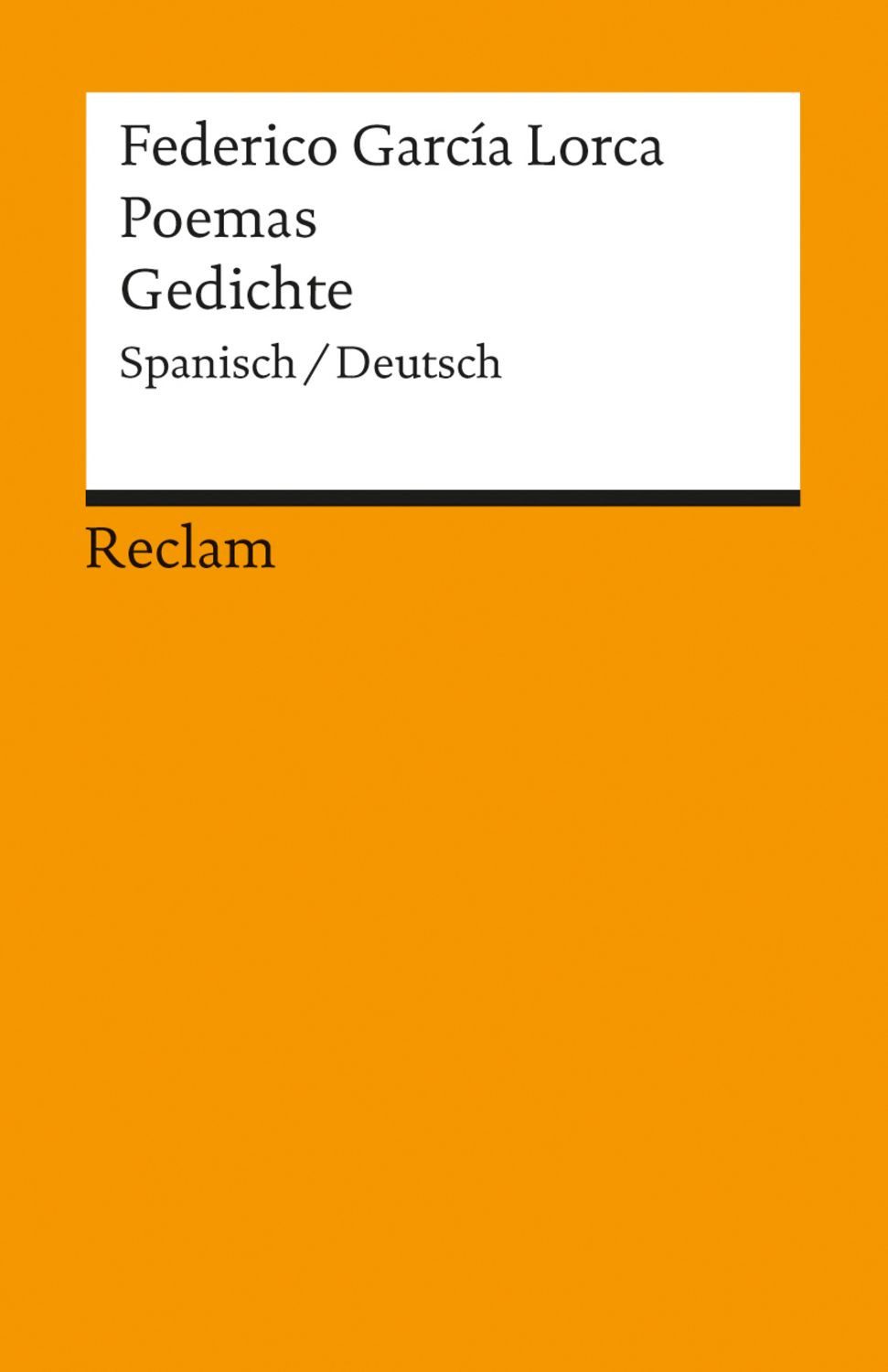 Poemas / Gedichte / Federico García Lorca