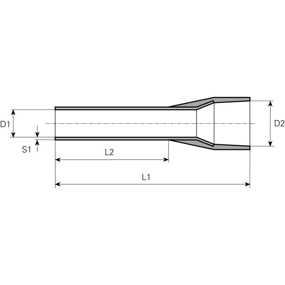 Aderendhülsen 459706 Vogt 0.14 Aderendhülse 459706 Grau, Teilisoliert Verbindungstechnik Vogt Verbindungstechnik mm²