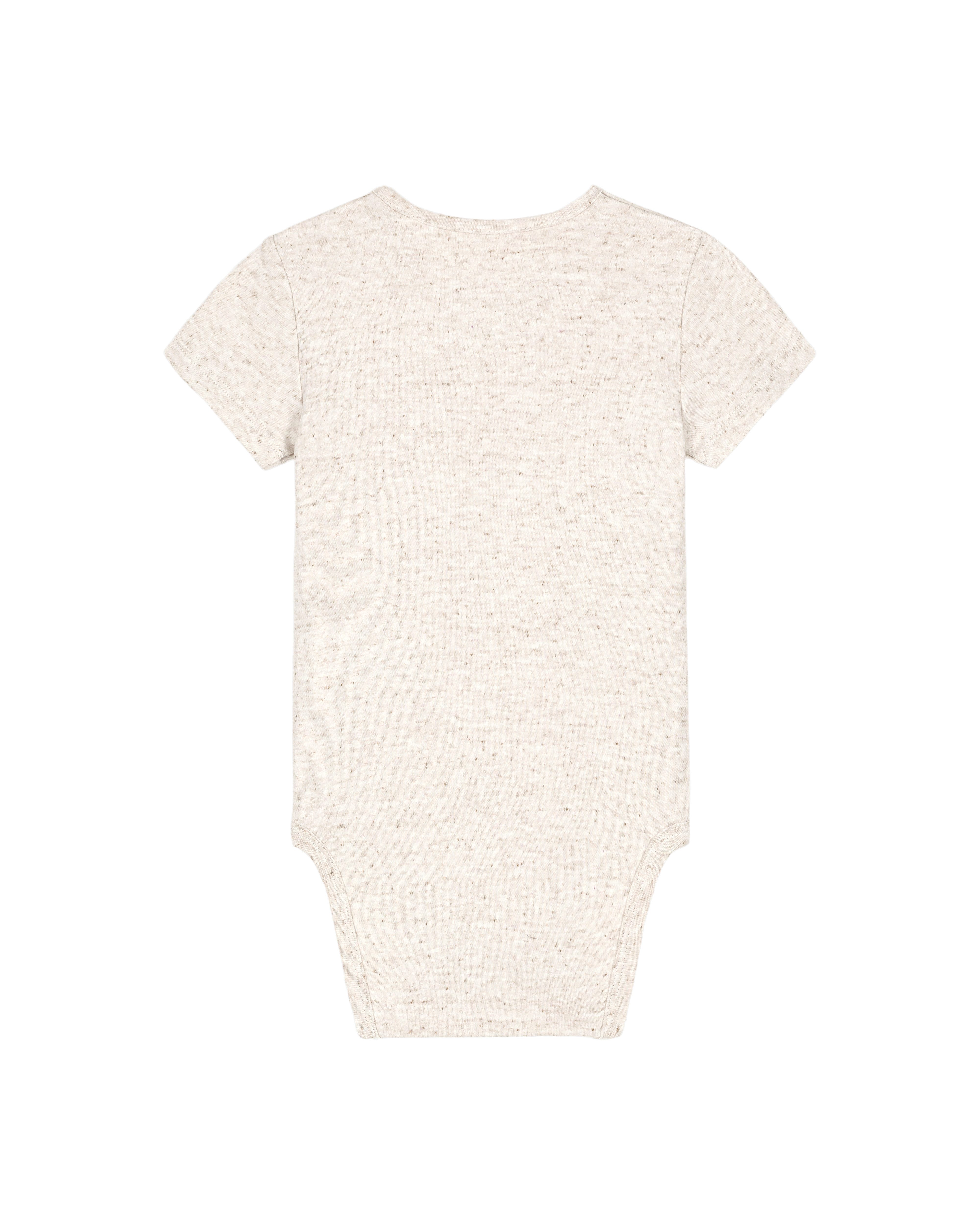 Sitztgut Kurzarmbody Baby Body aus Bio-Baumwolle (1-tlg) Druckknopfleiste an der Schulter und Druckknopfverschluss im Schritt