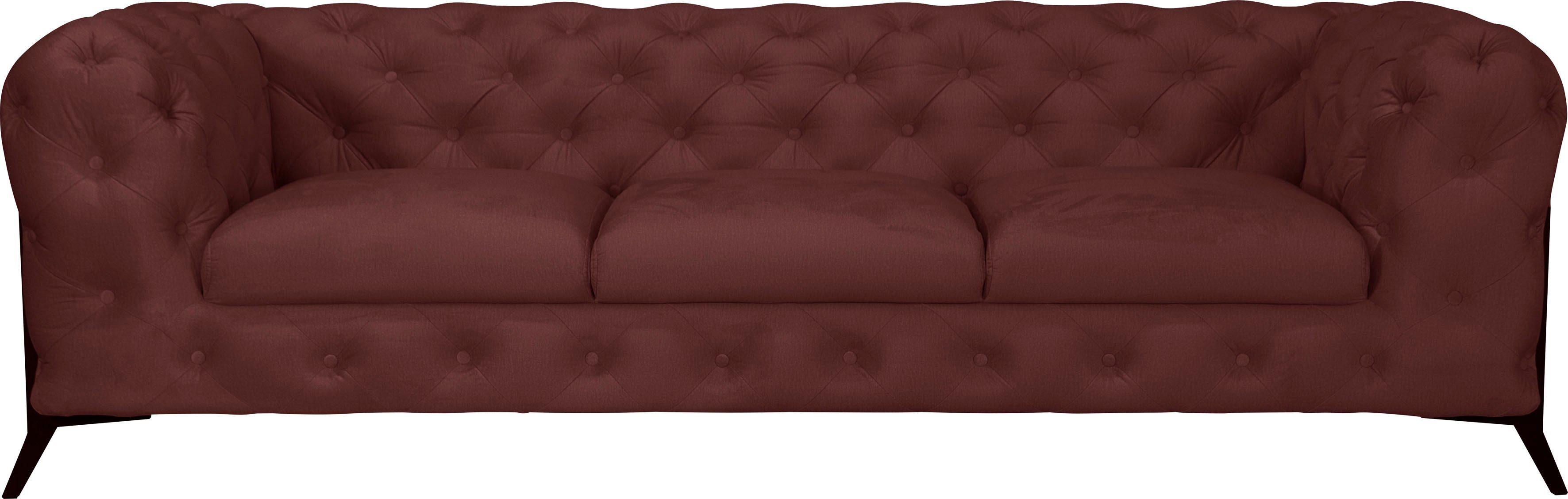 Leonique Chesterfield-Sofa Amaury, aufwändige Knopfheftung, moderne günstig online kaufen