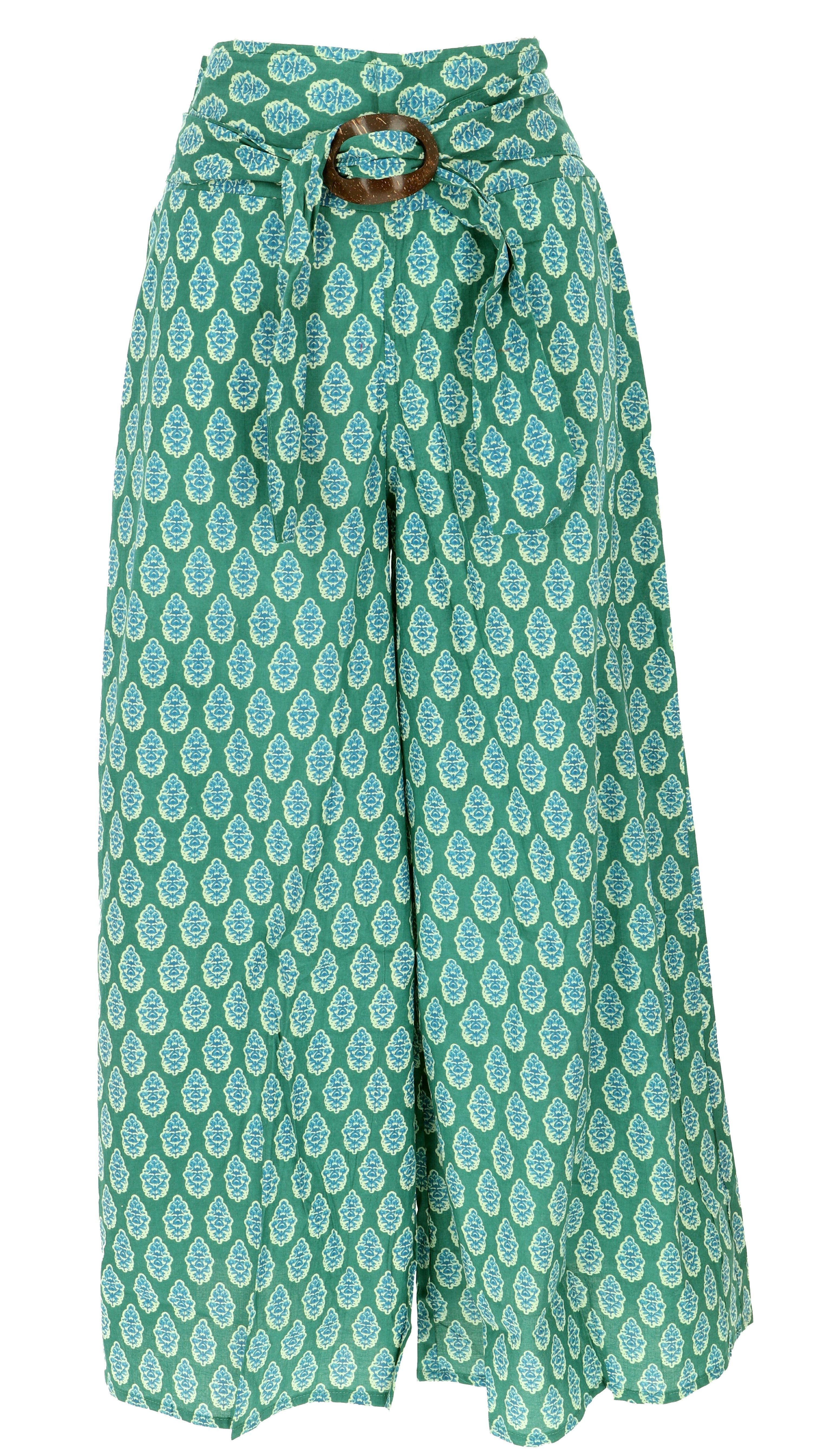 Guru-Shop Relaxhose Luftige Sommerhose mit Kokosschnalle, Boho.. alternativ günstig online kaufen