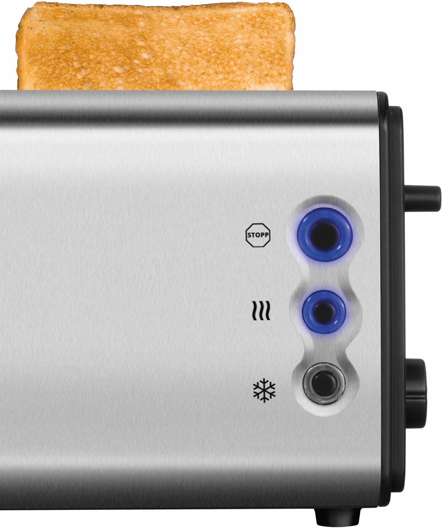 Unold Toaster Onyx Duplex 38915, 2 lange Schlitze, für 4 Scheiben, 1400 W