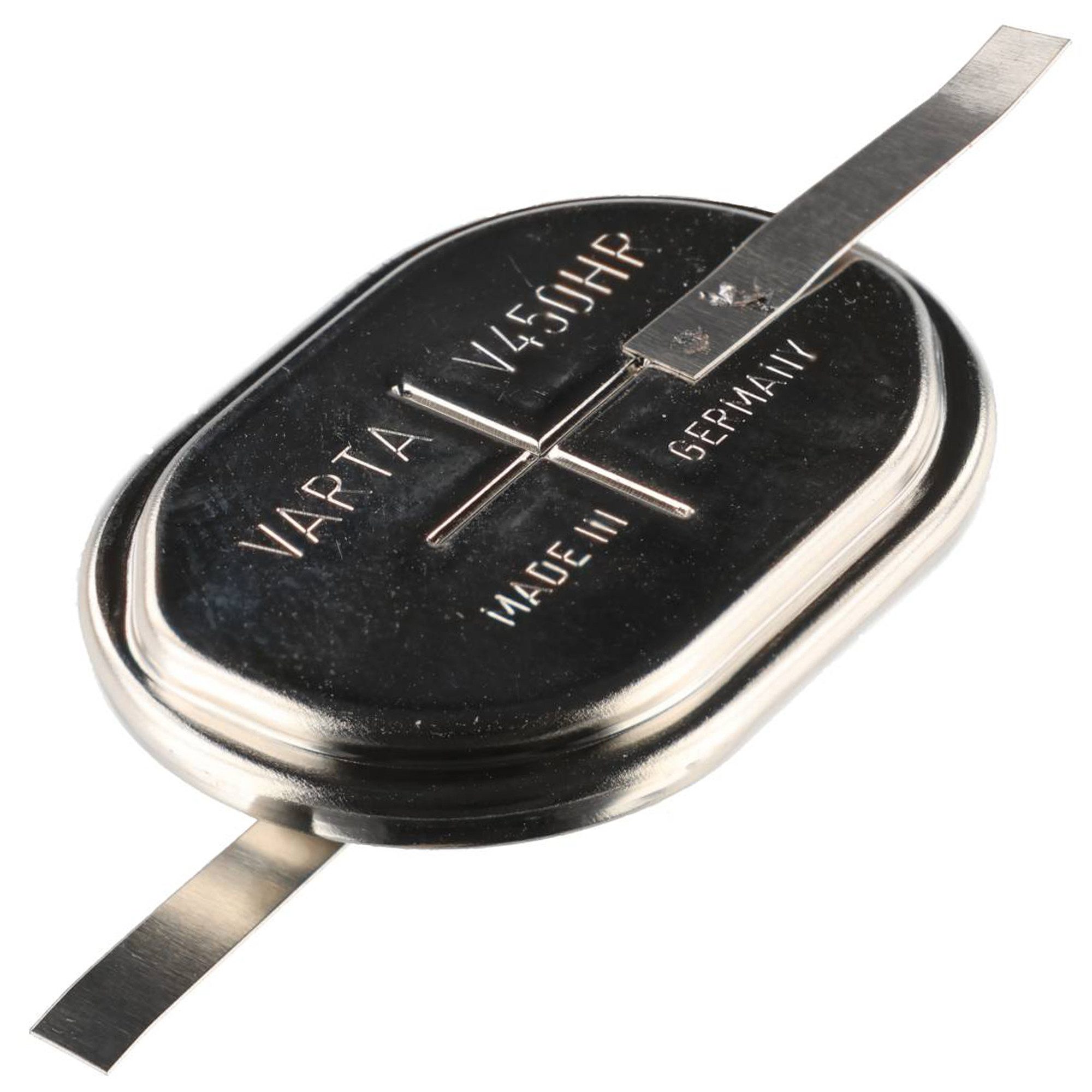 VARTA Varta V450HR NiMH Akku aufladbare NiMH Knopfzelle mit Lötfahne Z Akku 450 mAh (1,2 V)